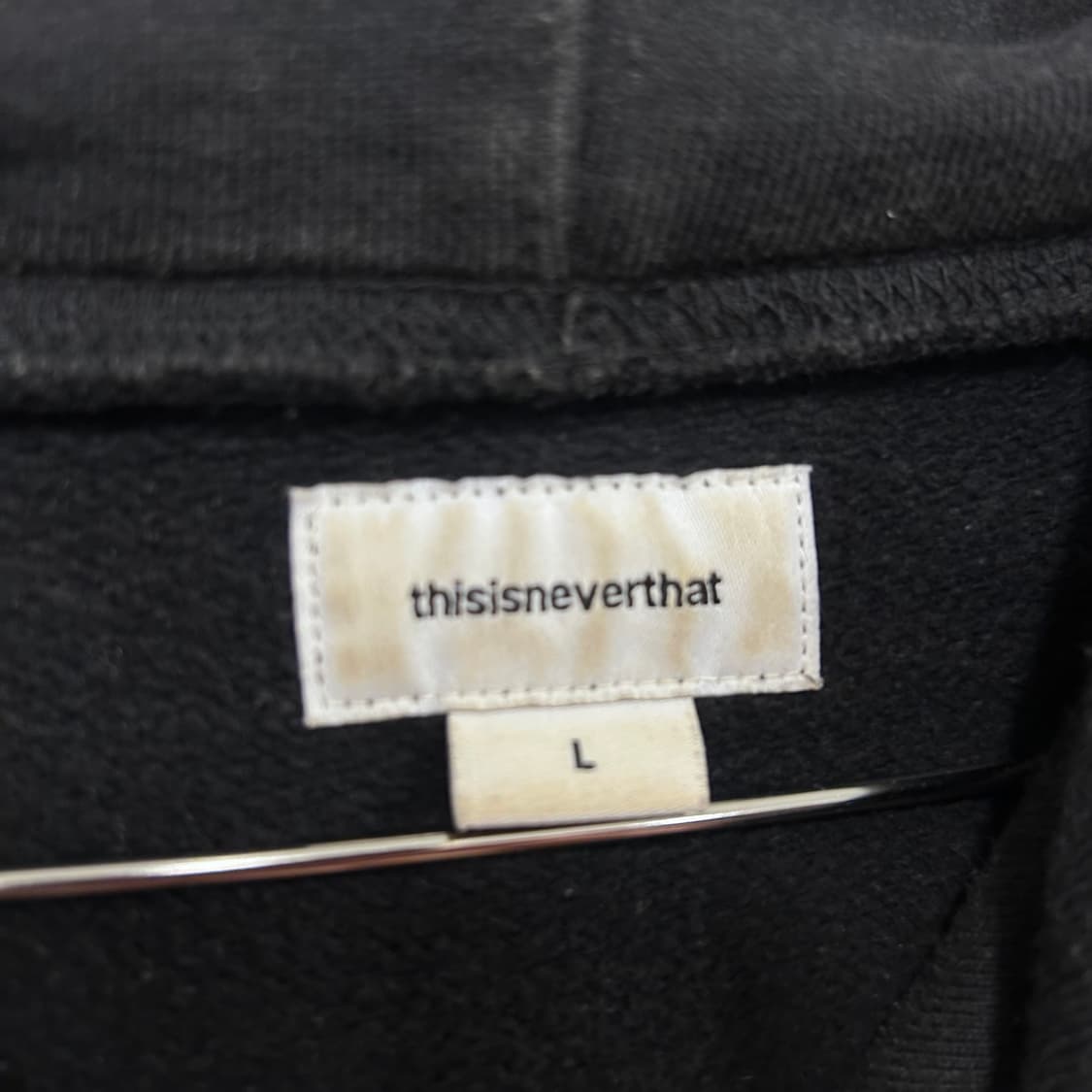 디스이즈네버댓 클래식 로고 기모 후드티 상품이미지3