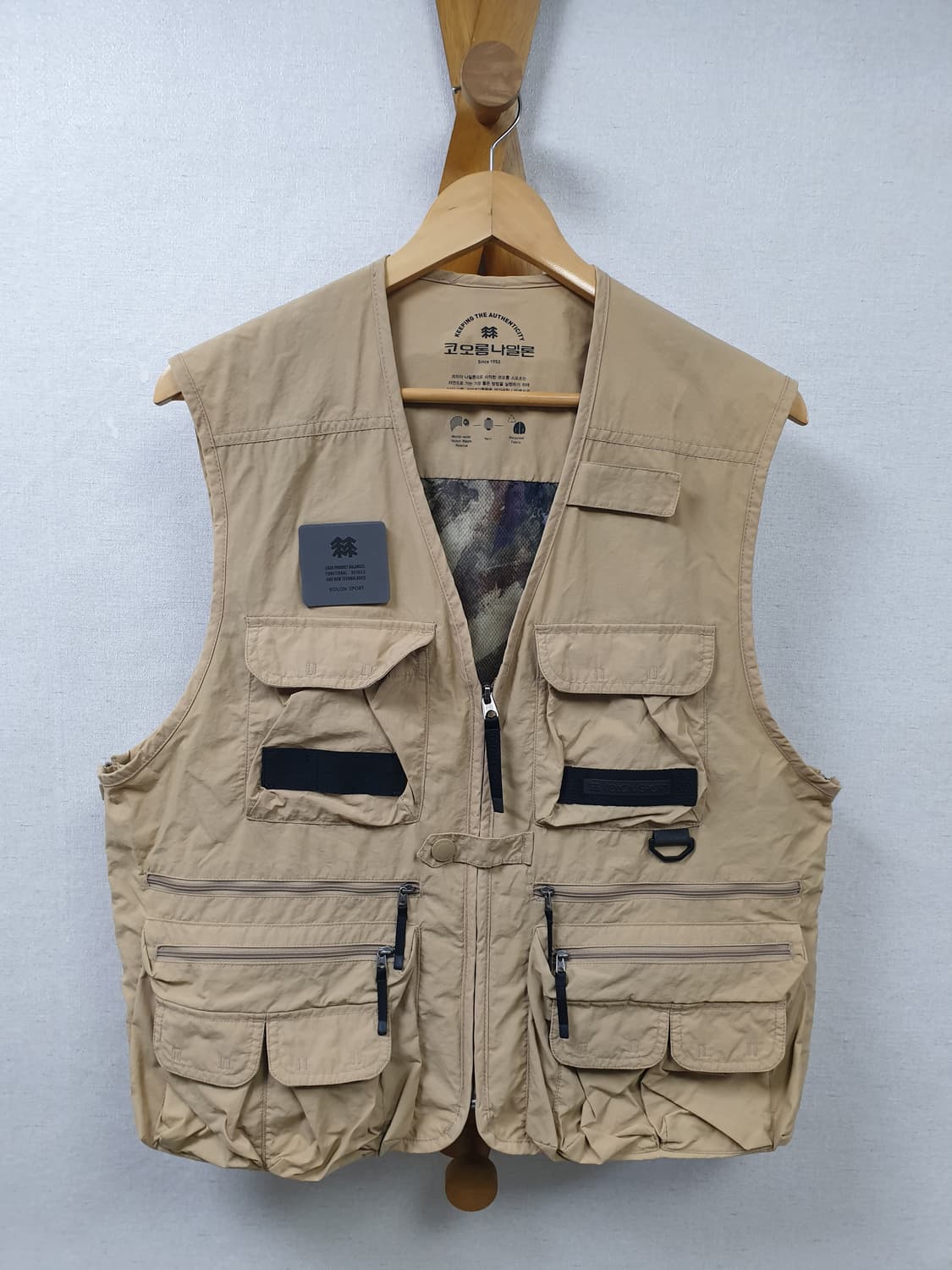 [남100] 코오롱스포츠 아카이브 멀티포켓 조끼 상품이미지2