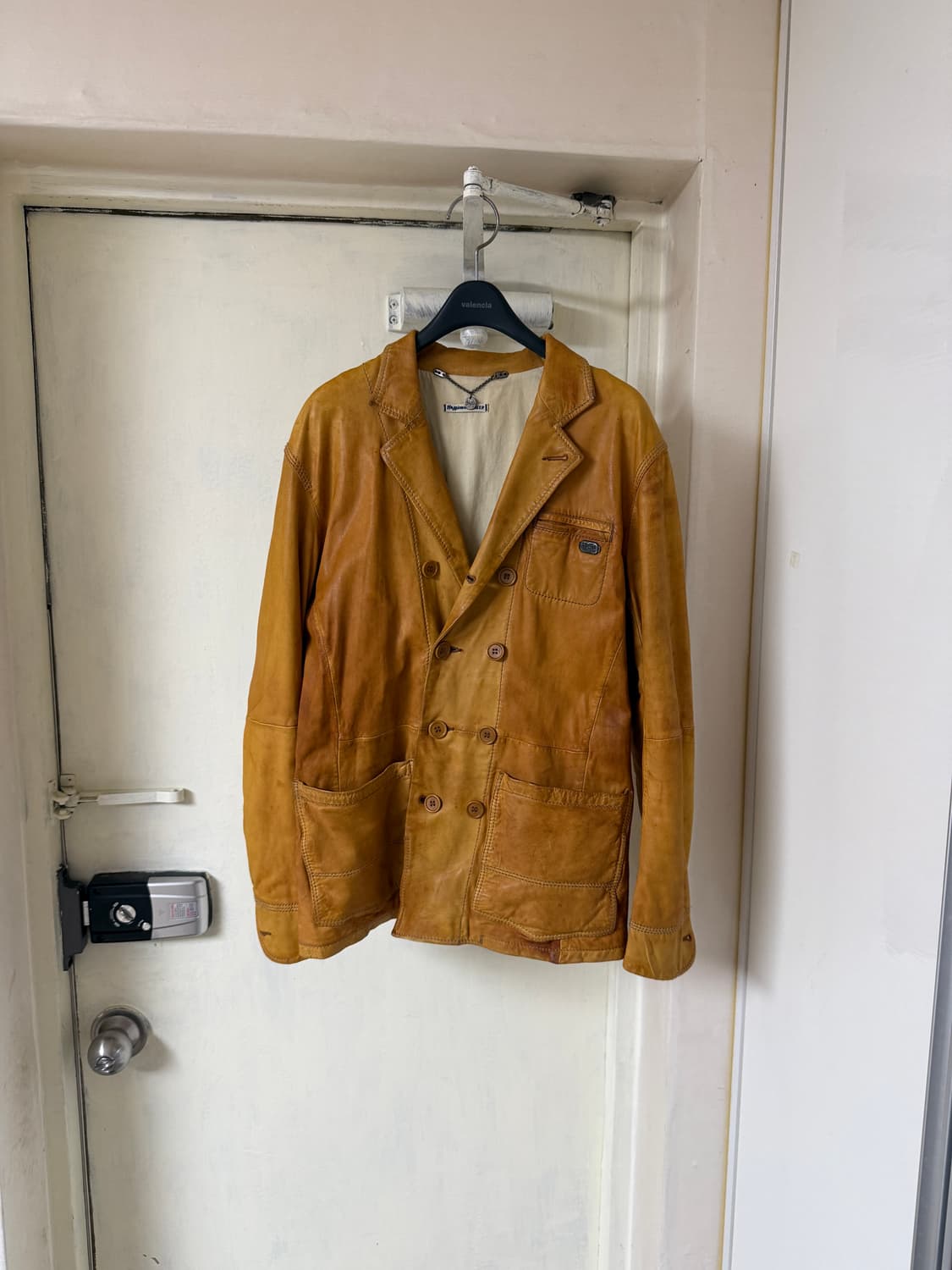 Diesel lambskin double breasted jacket 상품이미지1