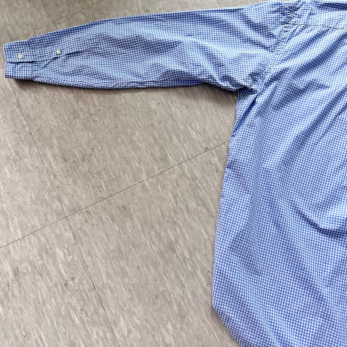 폴로 랄프로렌 블루 체크 셔츠 상품이미지8