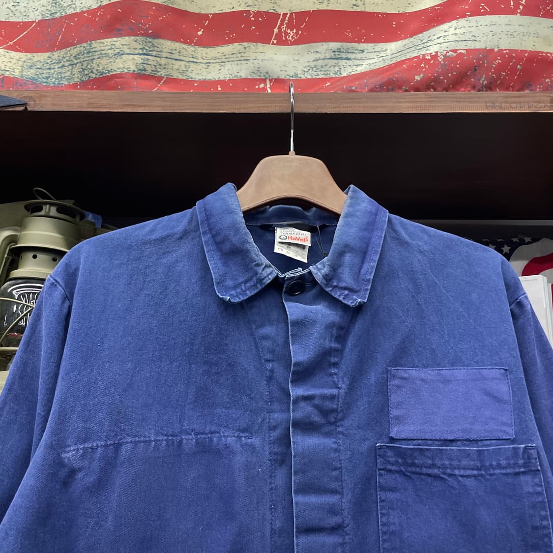 60s-70s 프렌치 워크 자켓 / 빈티지 초어 자켓 워크 웨어 상품이미지3