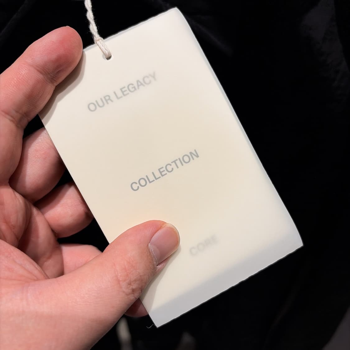 (정품/새상품) 아워레가시 남성 블랙 패디드 테크 버로우드 자켓 상품이미지5