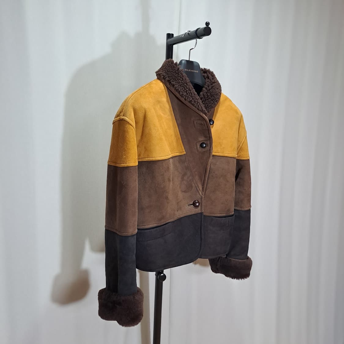 (택포 여성) 시어링 양가죽 양털 숏 무스탕 L B710 상품이미지3