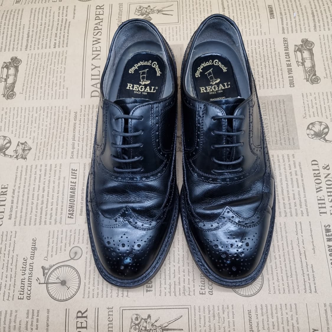 금강리갈 남성 윙팁구두 250 상품이미지2