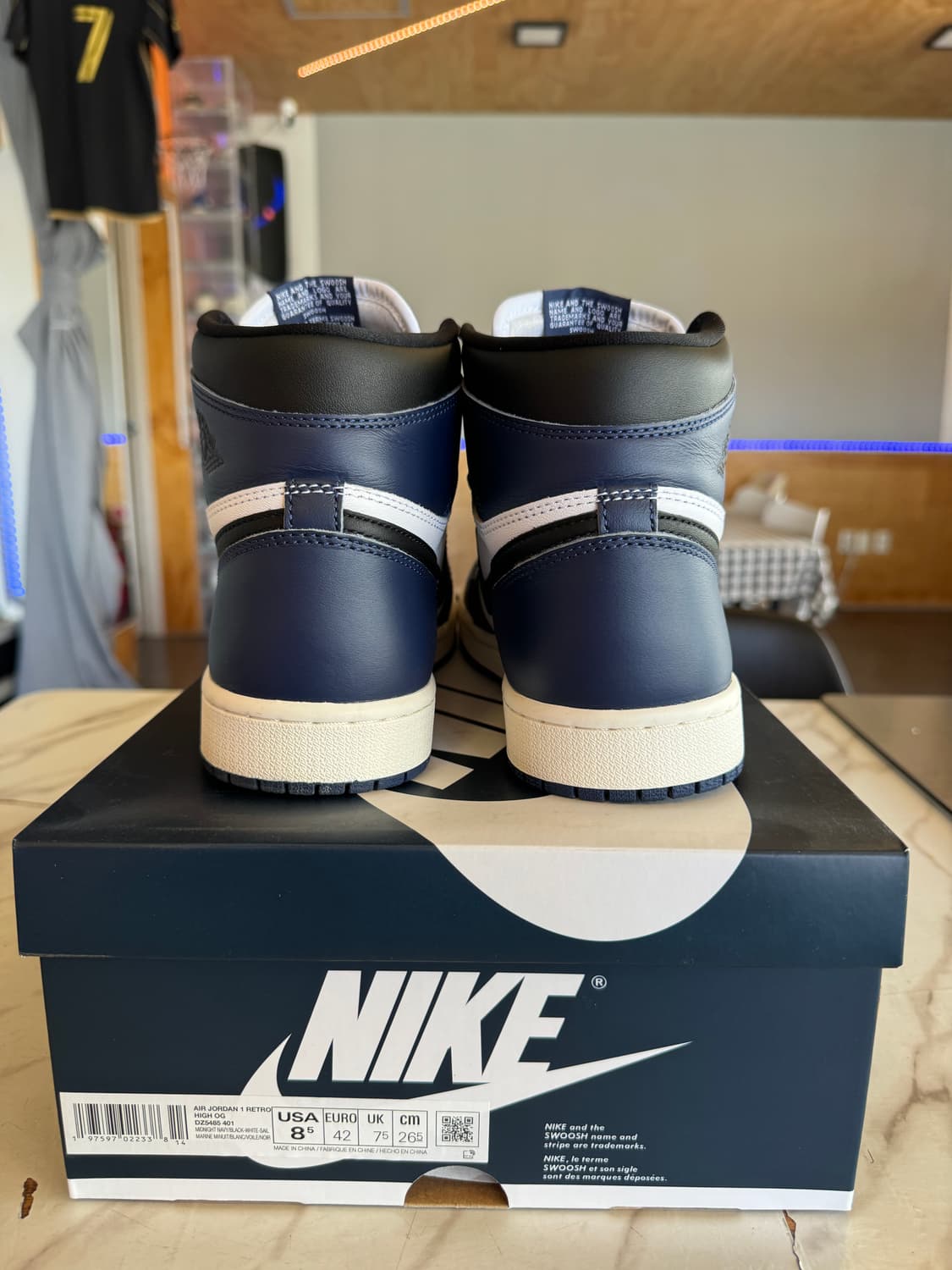 조던1 레트로 하이 OG 미드나잇 네이비 265 팝니다 상품이미지5