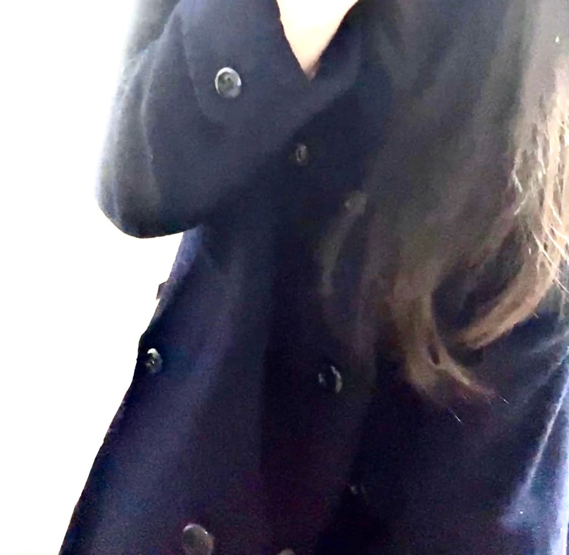 나카무라 빈티지 반코트 네이비 코트 롱코트 상품이미지1