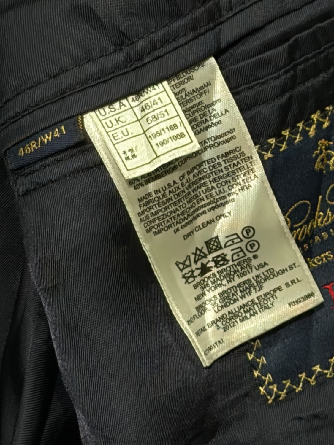 BrooksBrothers 1818 블레이저 자켓(Made in USA) 상품이미지5