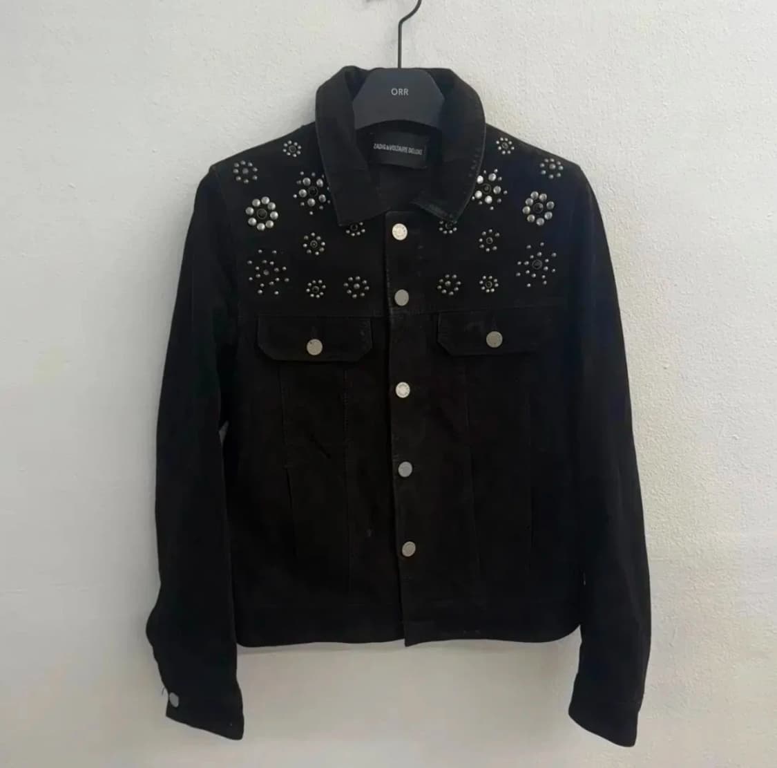 쟈딕앤볼테르 스터드 블랙 자켓 (M) 상품이미지3