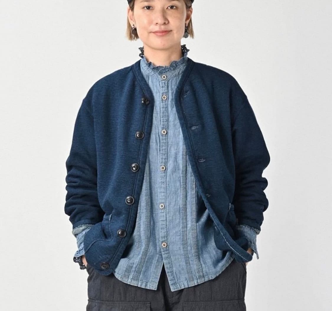 45R 인디고 가디건 상품이미지3