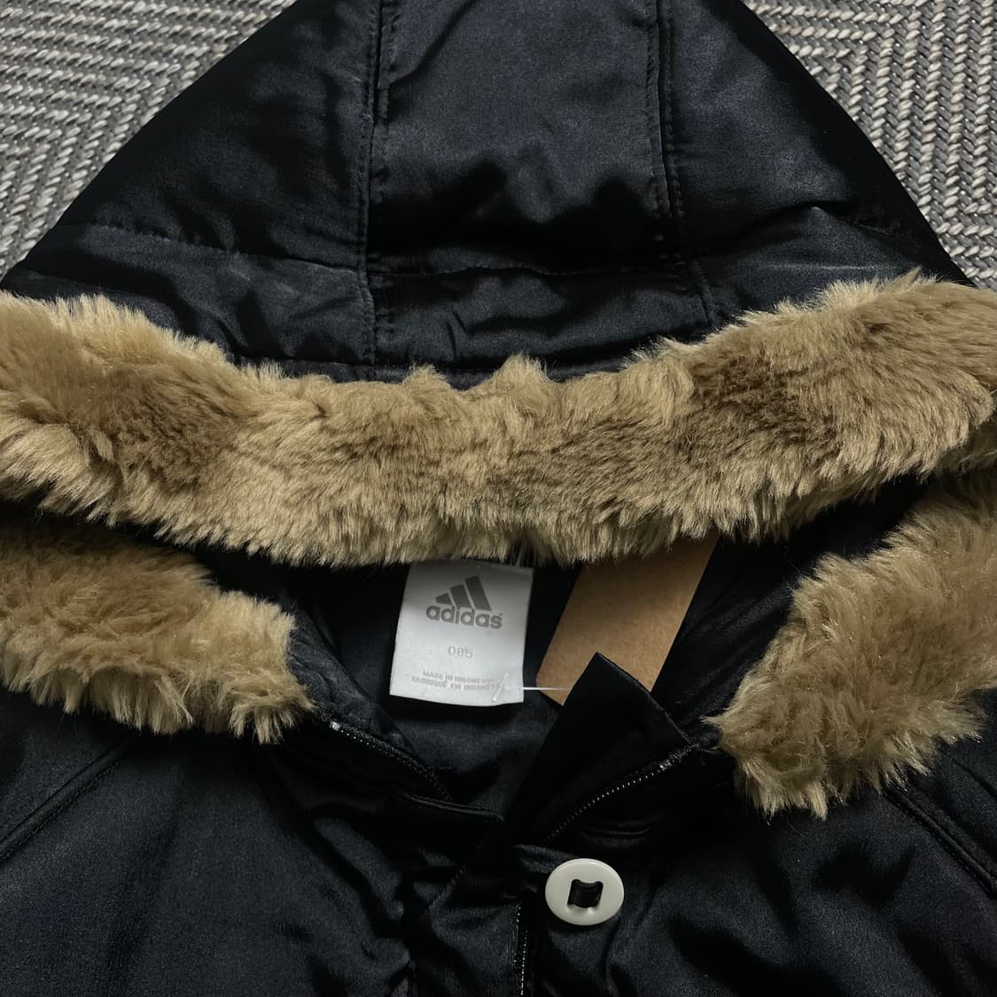 아디다스 y2k 크롭 퍼 패디드 후드 점퍼o 4608 상품이미지6