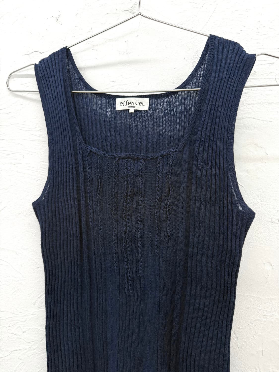 hiroko bis 에센셜 리브 니트 탱크탑 상품이미지2