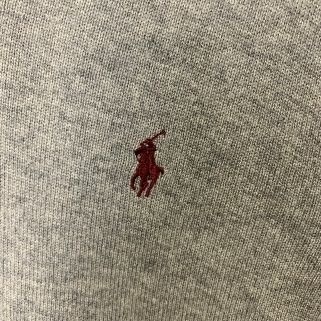 폴로 랄프로렌 신형 피마코튼 그레이 브이넥 니트 상품이미지3