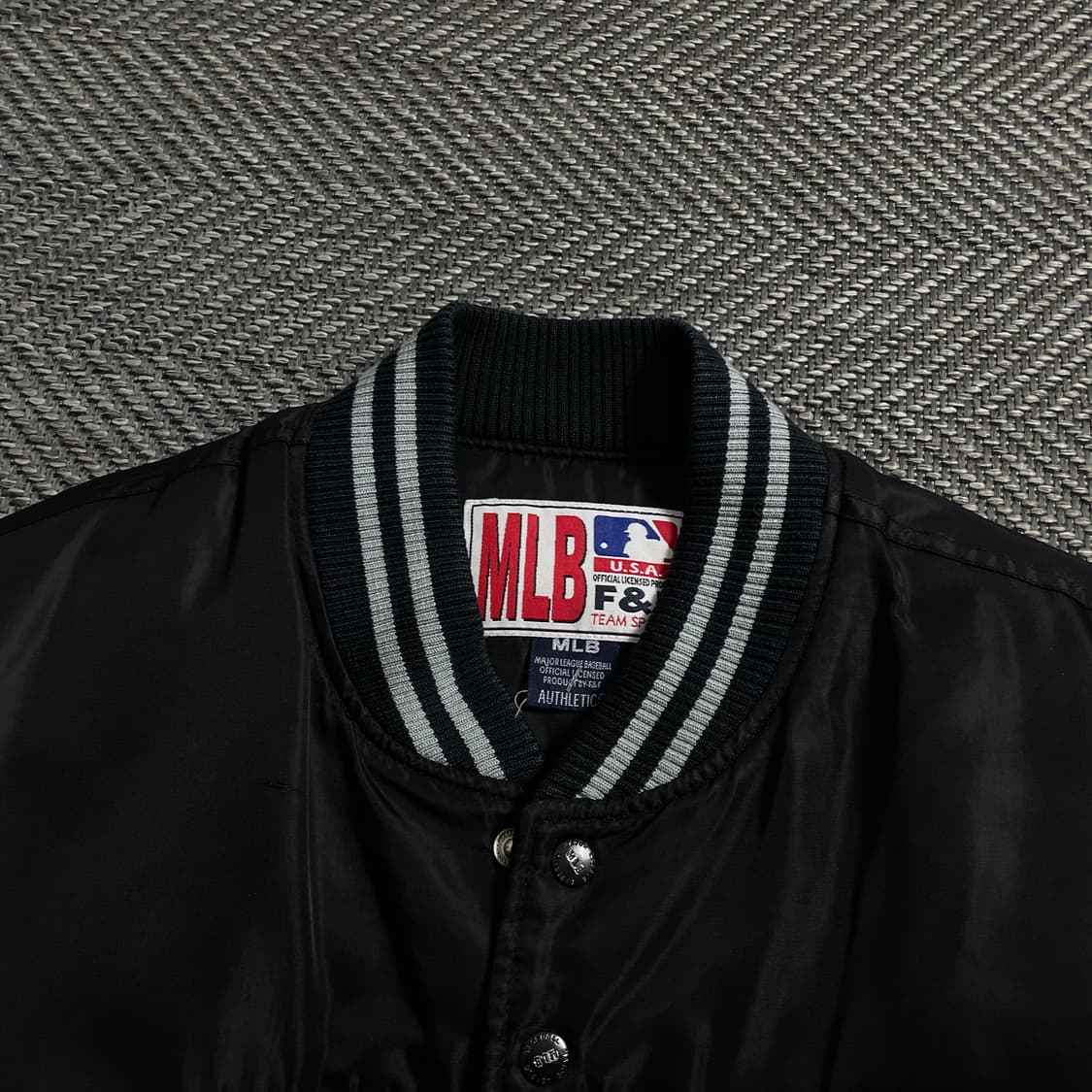 MLB 샌프란시스코 자이언츠 사틴 바시티 자켓y 4052 상품이미지6