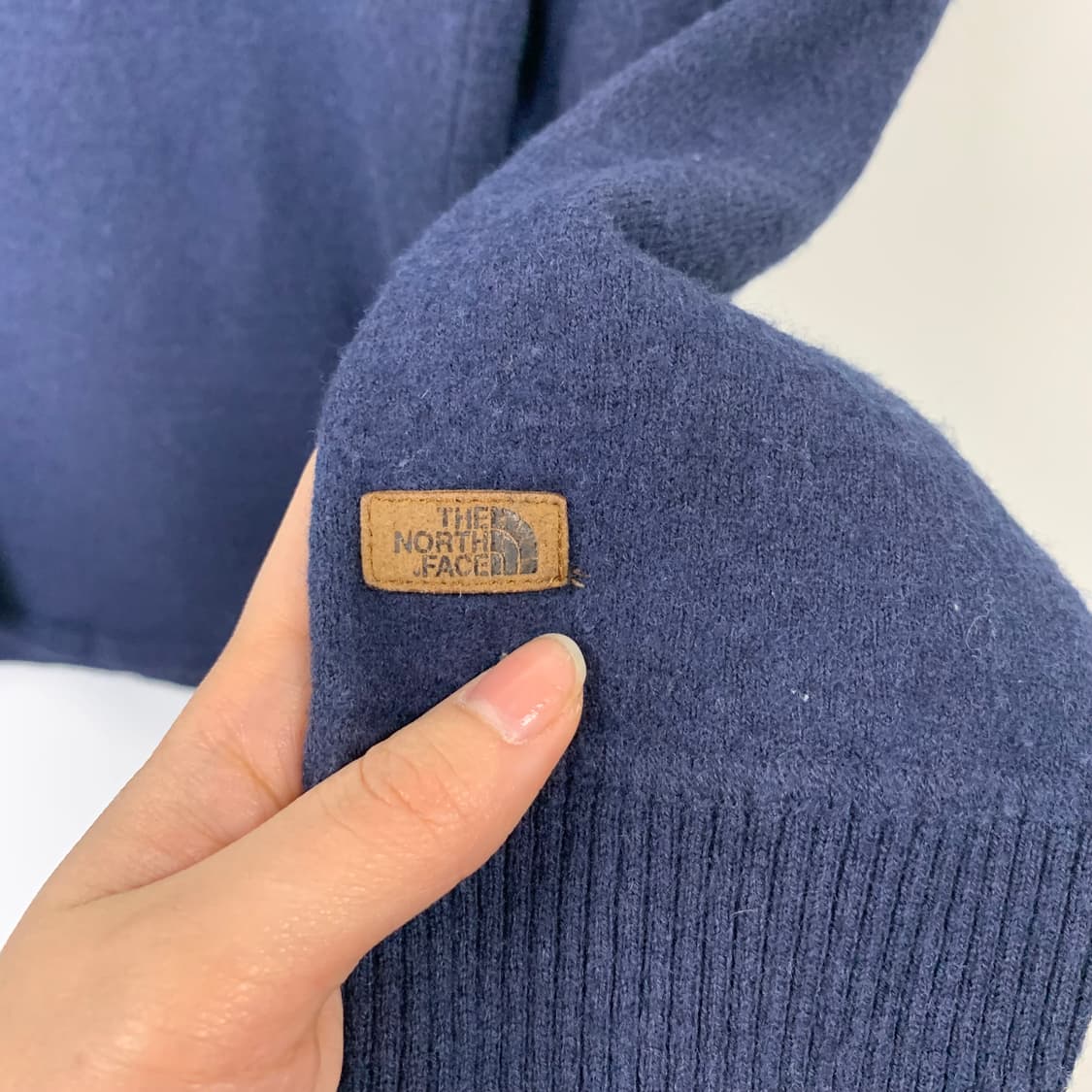 노스페이스 퍼플라벨 반집업 니트 상품이미지3