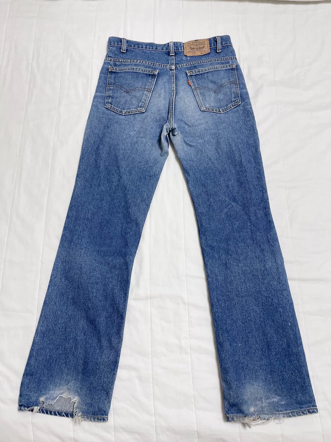 리바이스 80s 517 부츠컷 중청 벨바텀 상품이미지5