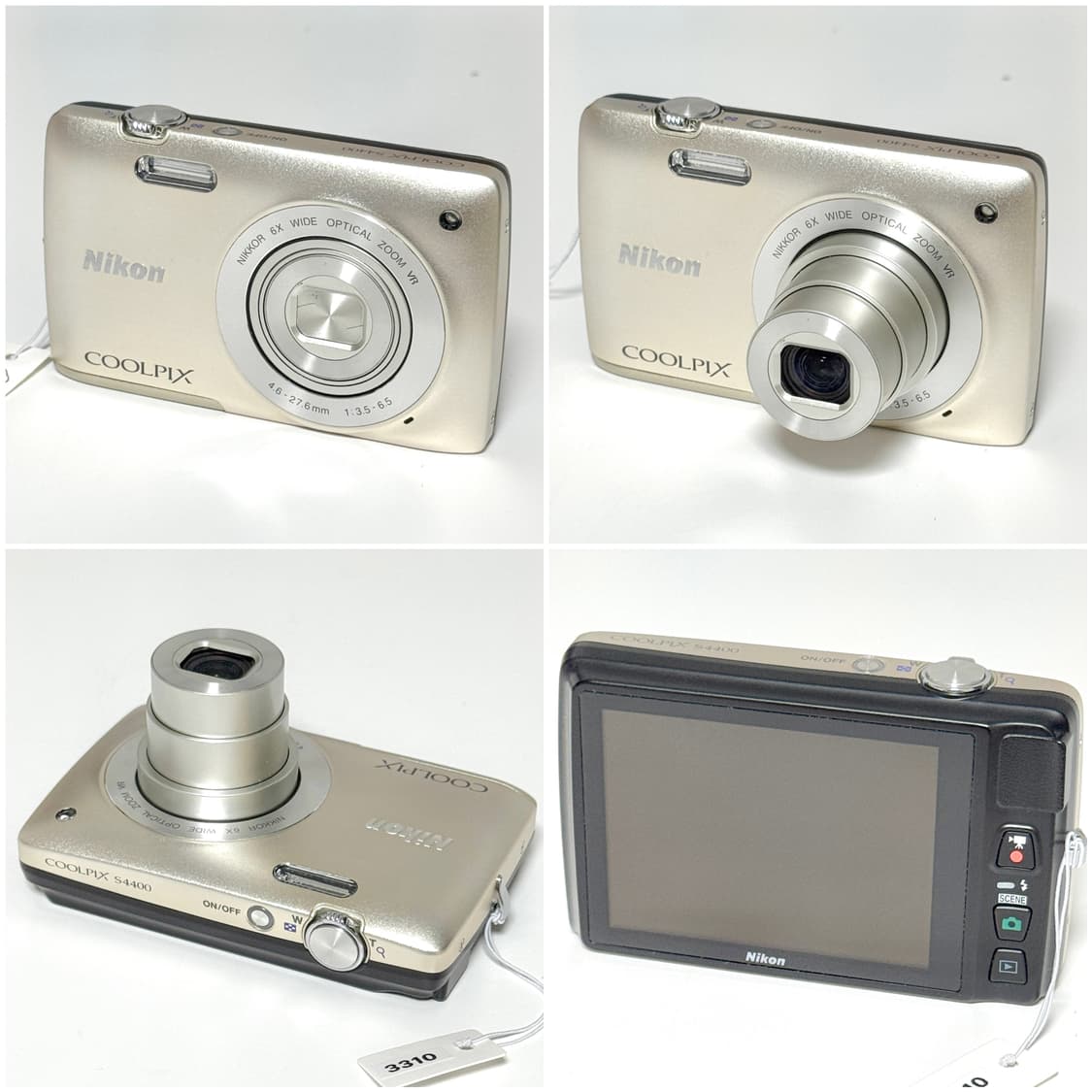 니콘 쿨픽스 S4400 샴페인골드 빈티지디카 상품이미지2