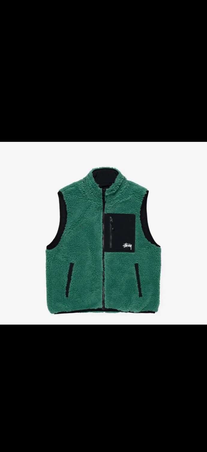 스투시 쉐르파 리버시블 베스트 틸 상품이미지1