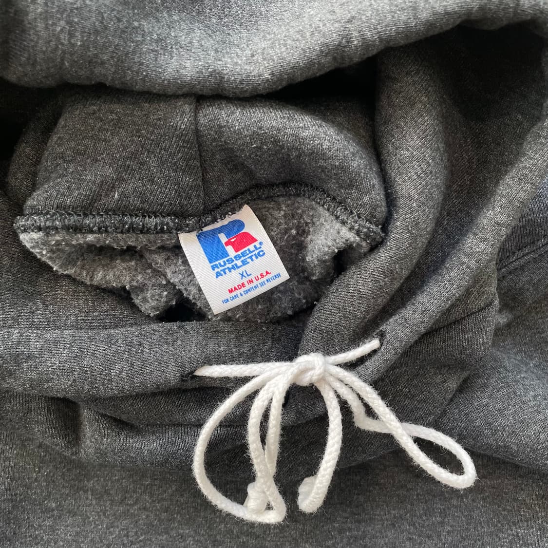 빈티지 러셀 애슬레틱  후디  차콜  made in usa   상품이미지2