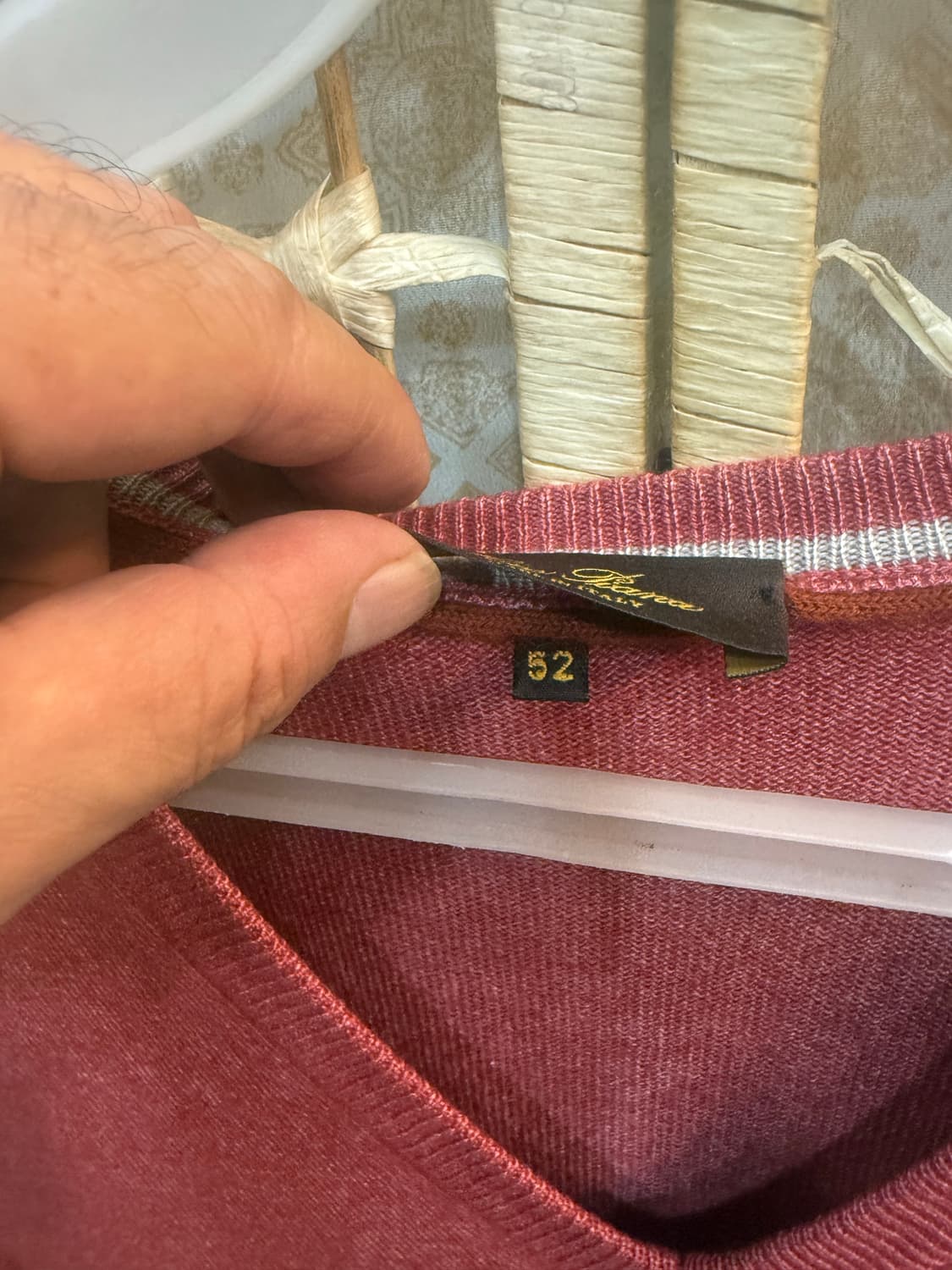 52/105 정품 로로피아나 캐시+실크혼방 조끼 팝니다 상품이미지3