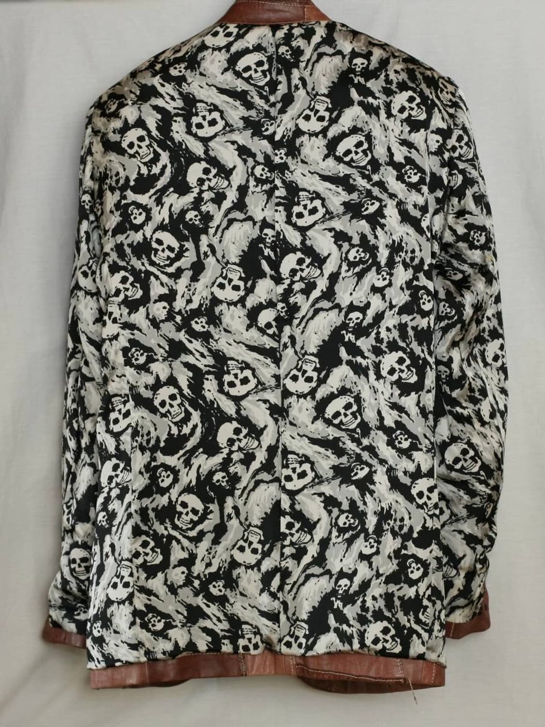 넘버나인 SS01 패치워크 스컬 자켓 상품이미지6