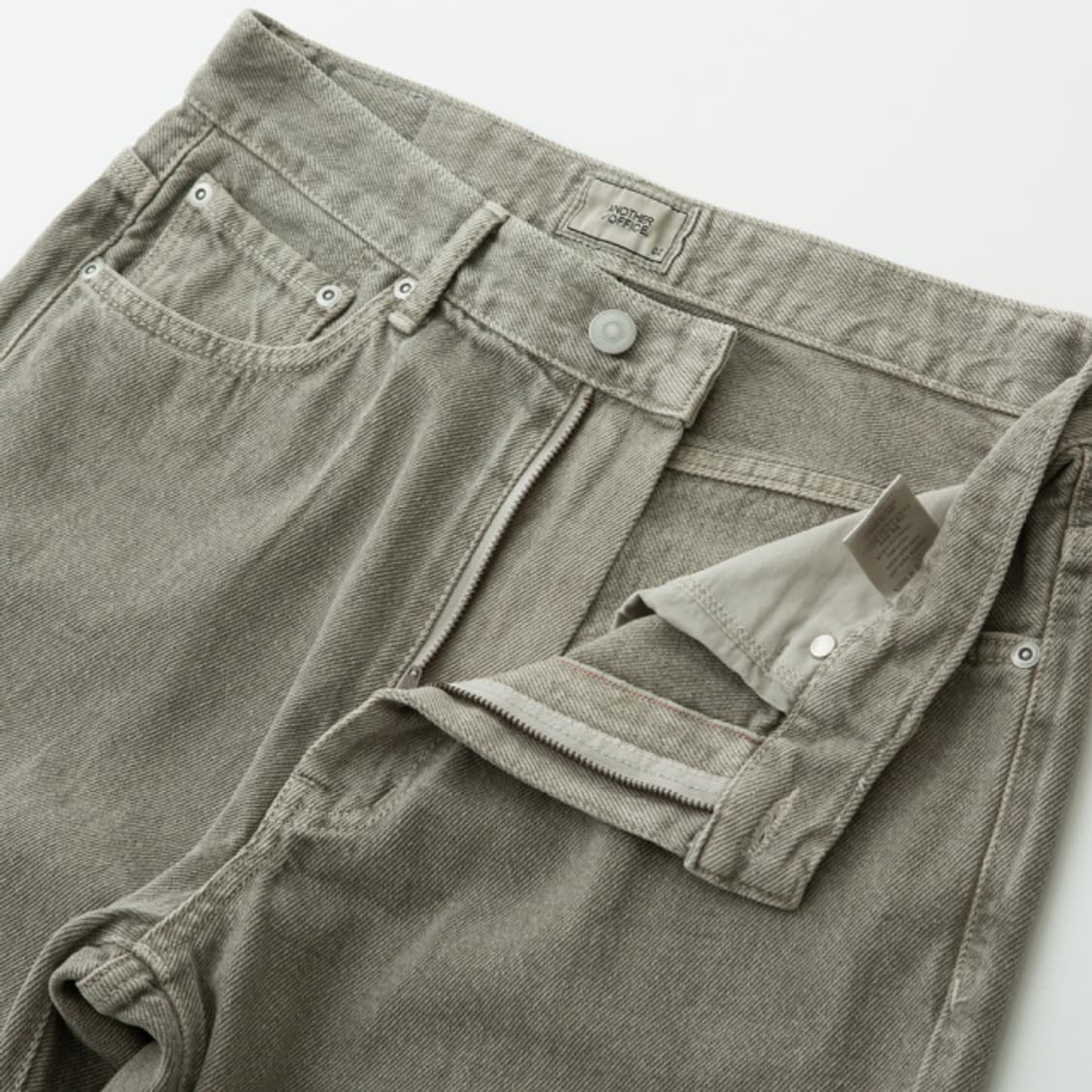 어나더오피스 스터디 가먼트 데님 가먼트 그레이 색상 (2사이즈) 상품이미지3