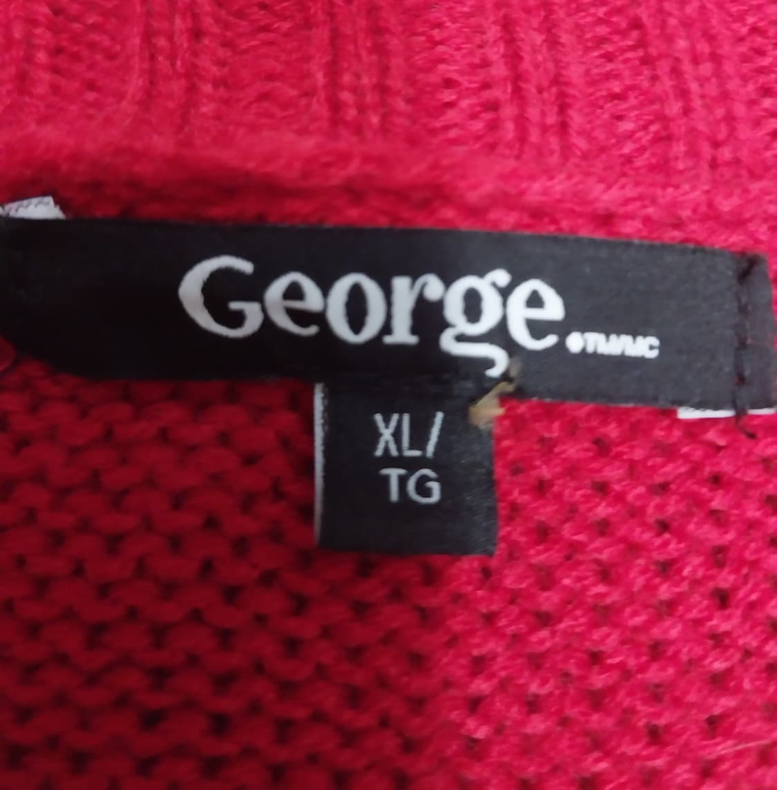 George 크리스마스 테마 니트 베스트 XL 상품이미지3