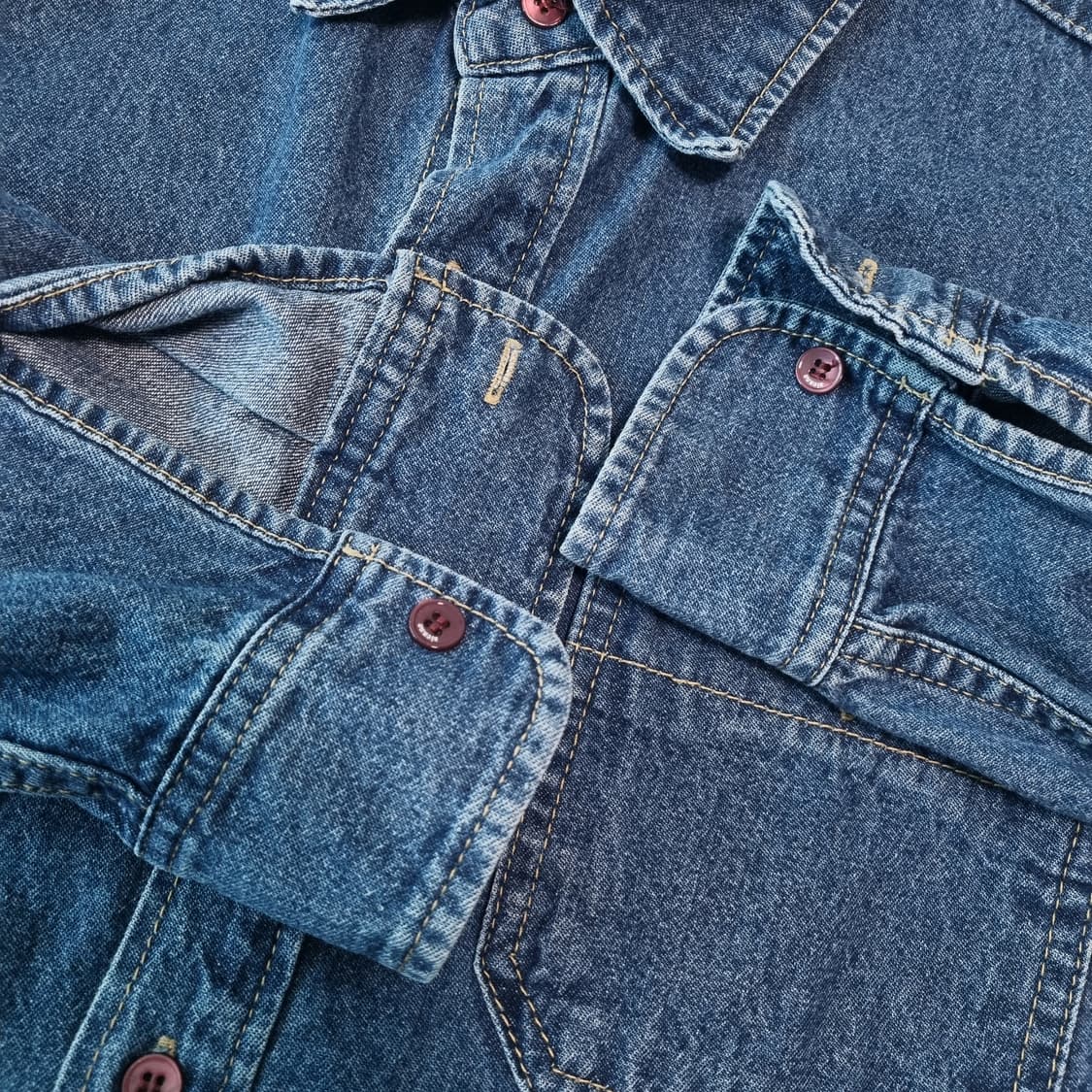 시엔느 청 데님 셔츠 남방 상품이미지8