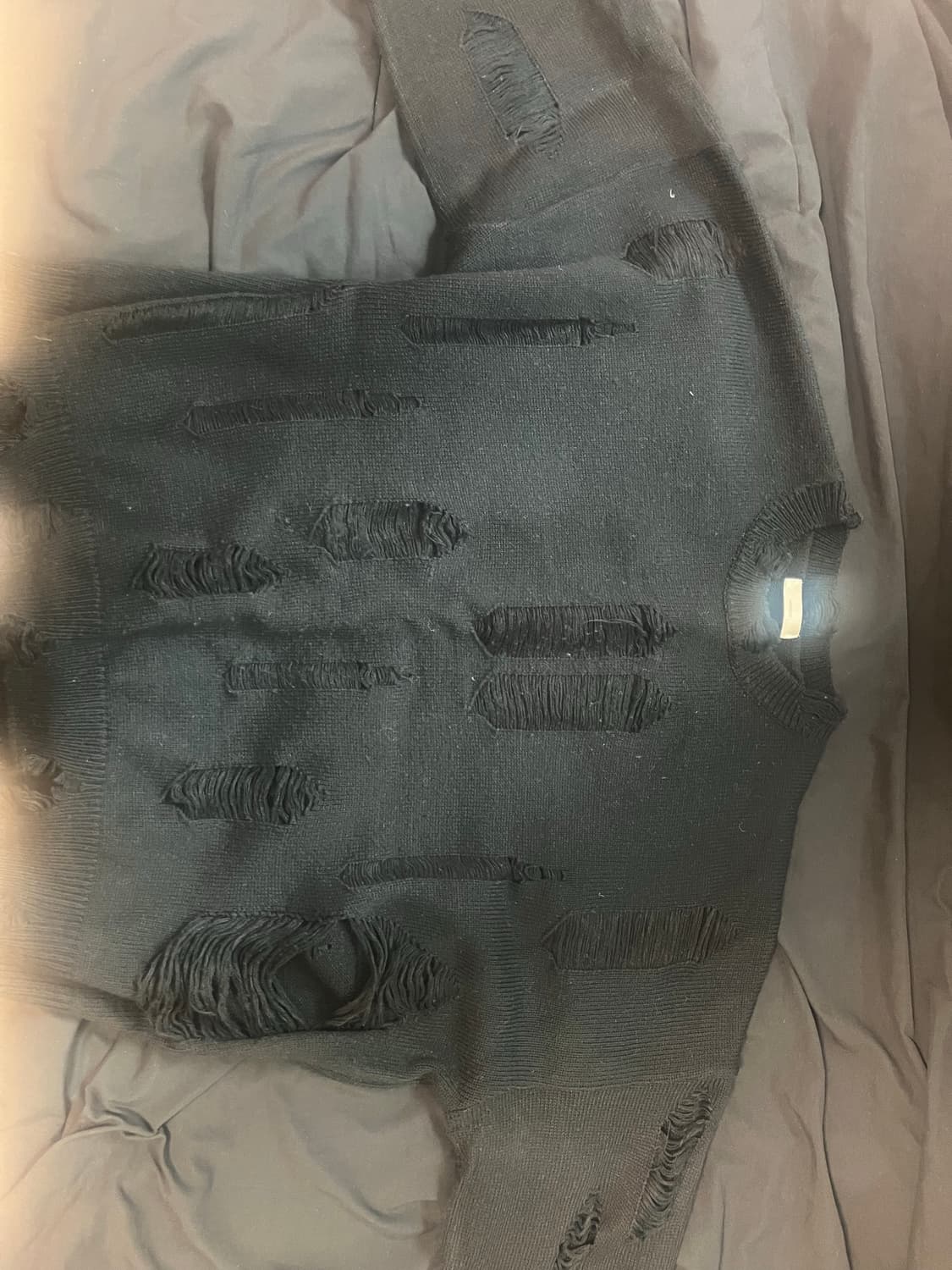 언거마이카 롱슬리브 니트 다크 잉크 2사이즈 팝니다 상품이미지4