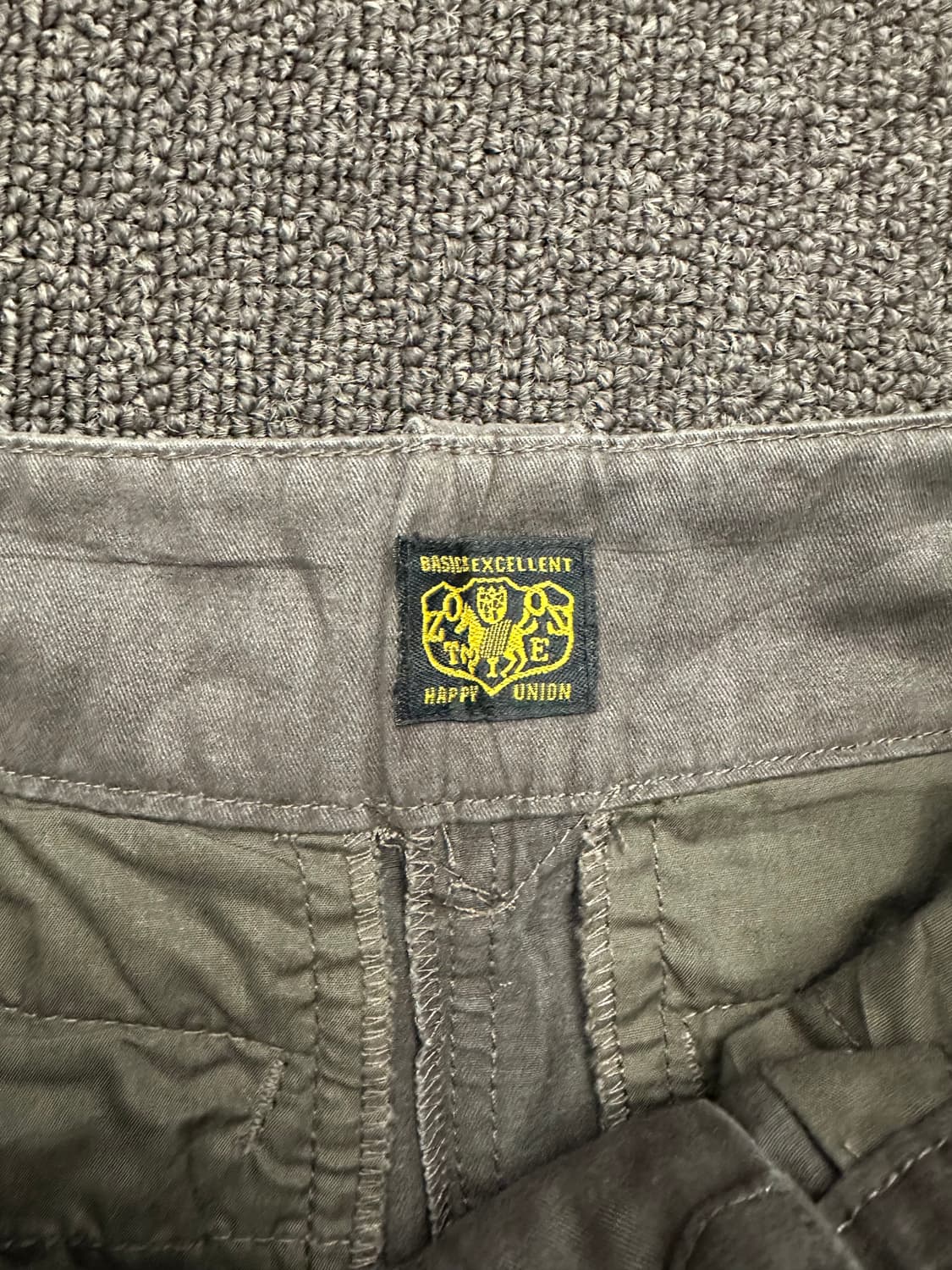 M)Japanese vintage 브라운 카키 카고 스커트 상품이미지6