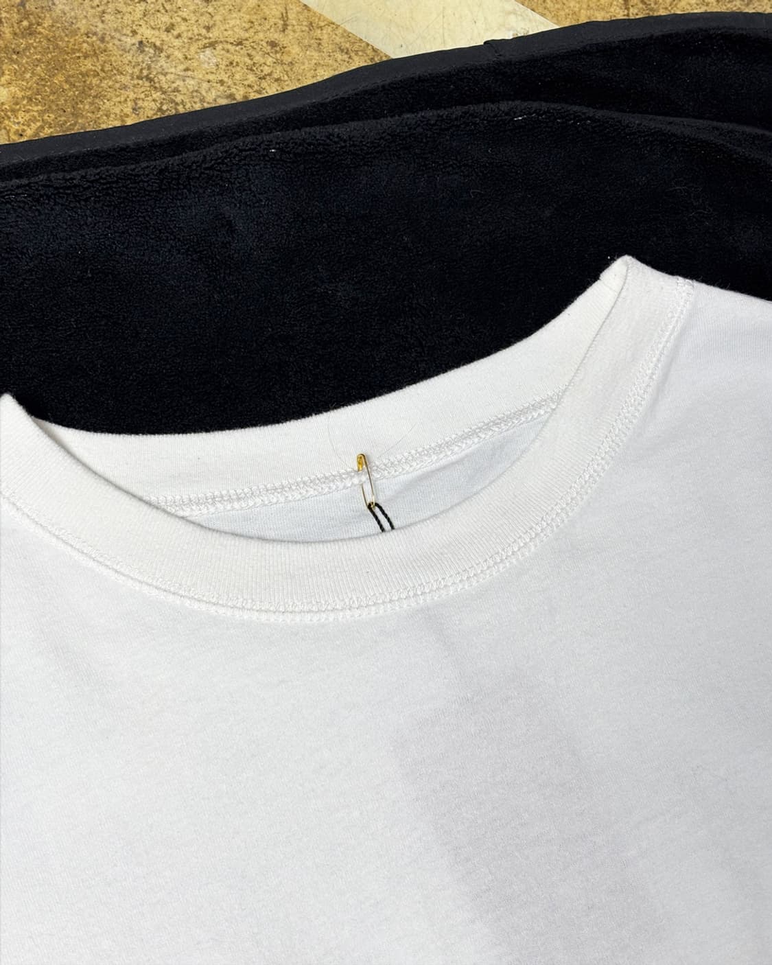 일본빈티지 백로고 티셔츠 상품이미지4