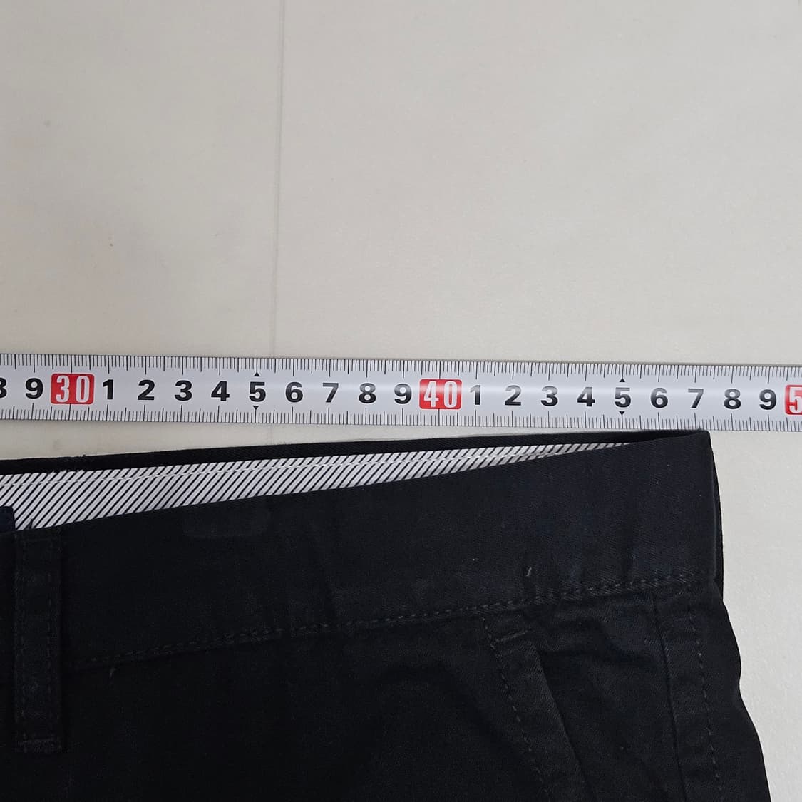 36 타미힐피거 블랙 치노팬츠 면바지 상품이미지5