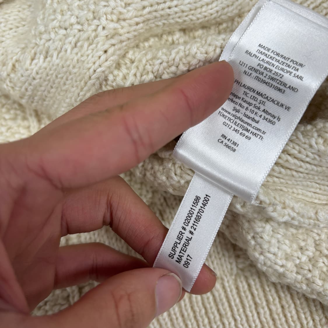 폴로 피셔맨 니트 상품이미지10