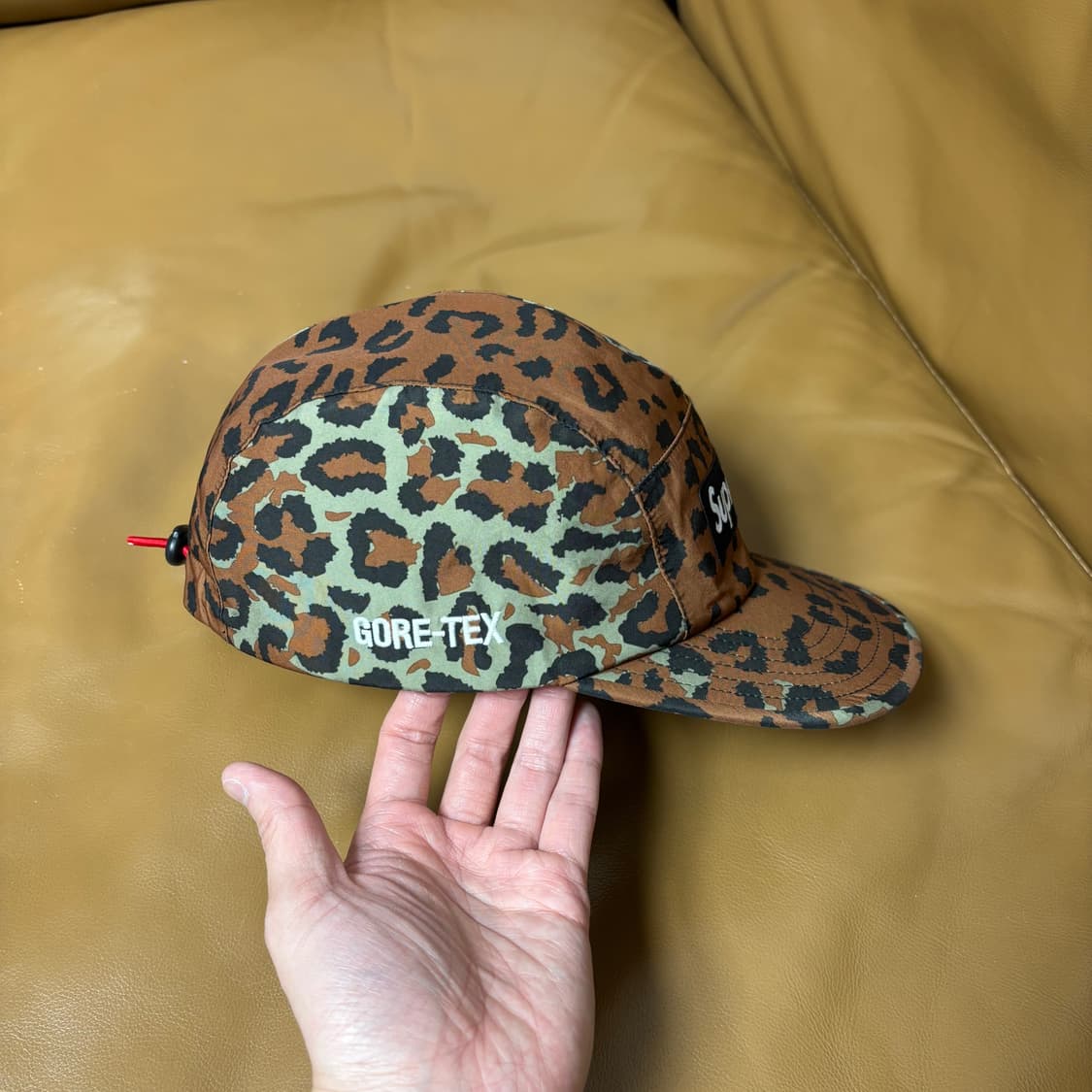 슈프림 캠프캡 모자 박스로고 고어텍스 레오파드 상품이미지4