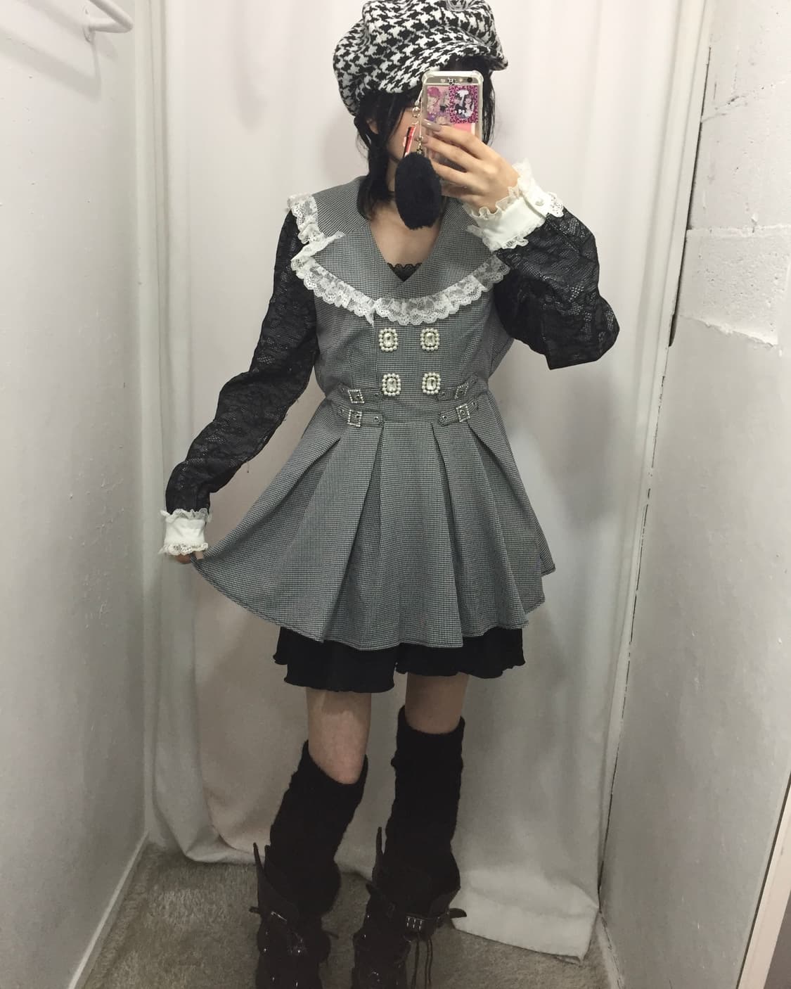 Dear my love 디마럽 큐빅 세일러 원피스 세트🎱 상품이미지4