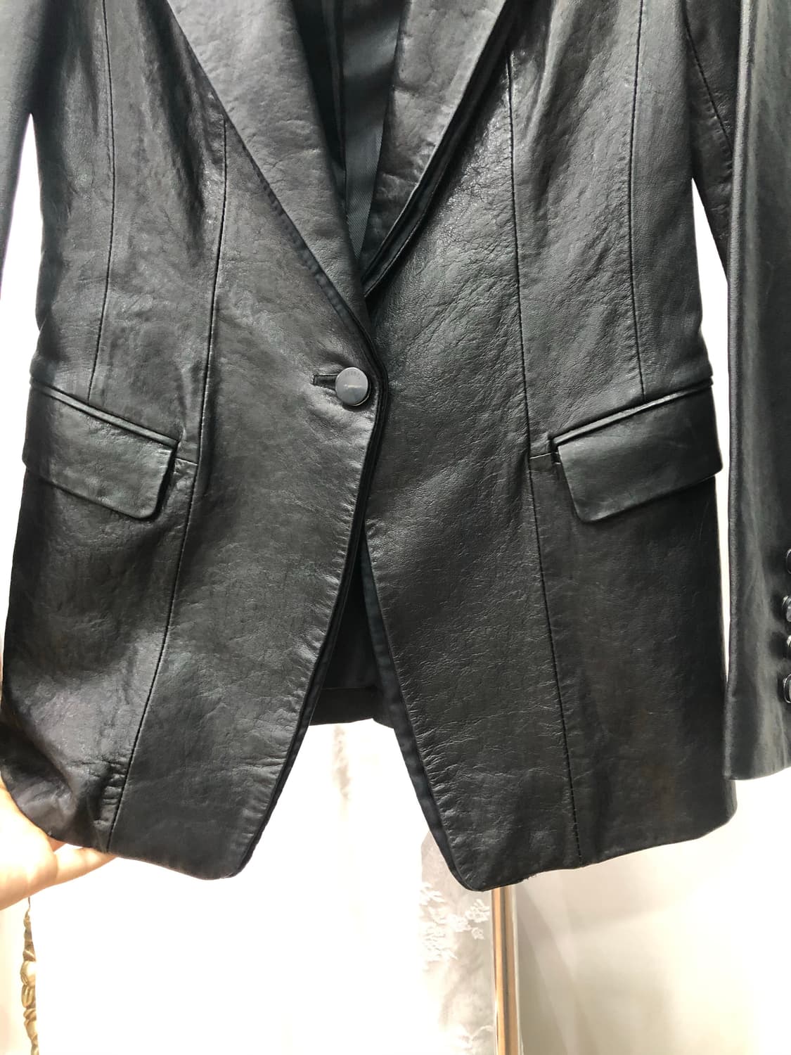 tomboy sheepskin leather jacket 상품이미지5