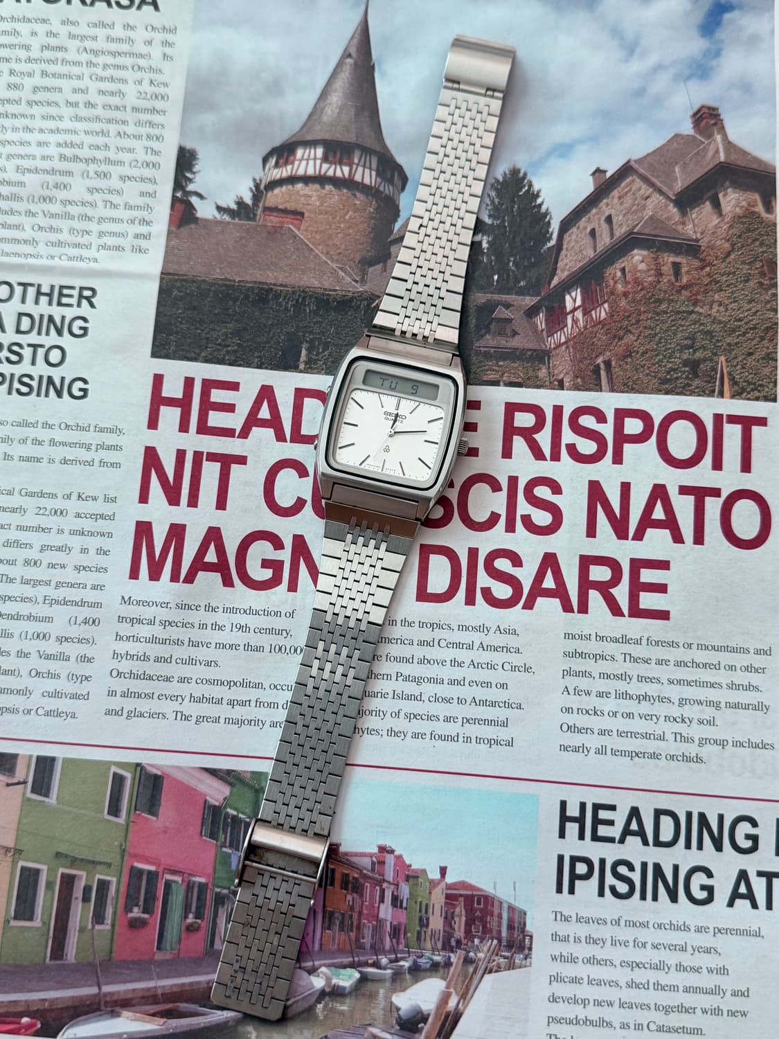 Seiko 세이코 쿼츠 아나디지 알람 크로노그래프 007 상품이미지2