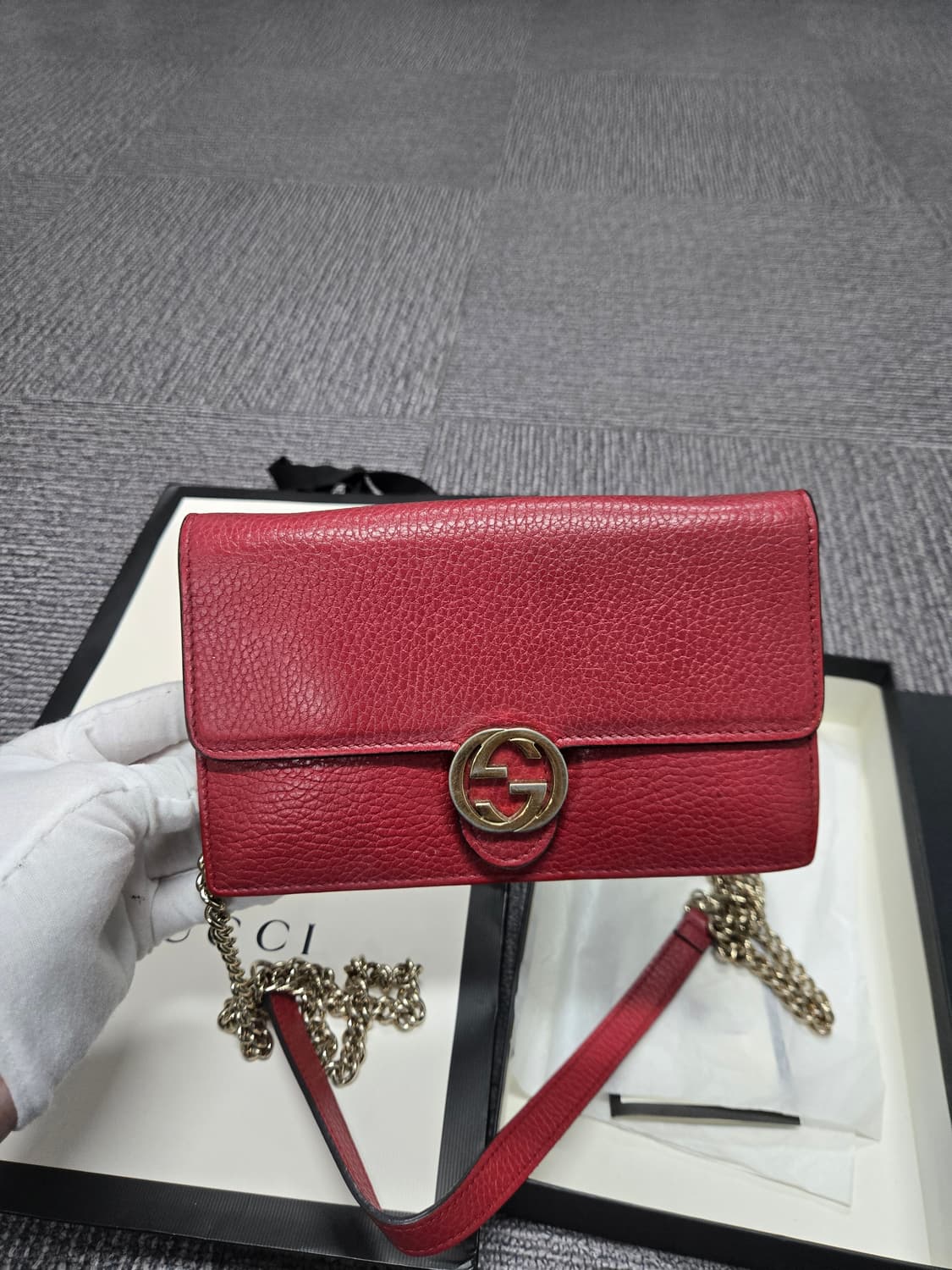 [특가][정품]구찌 인터로킹 숄더백 상품이미지1