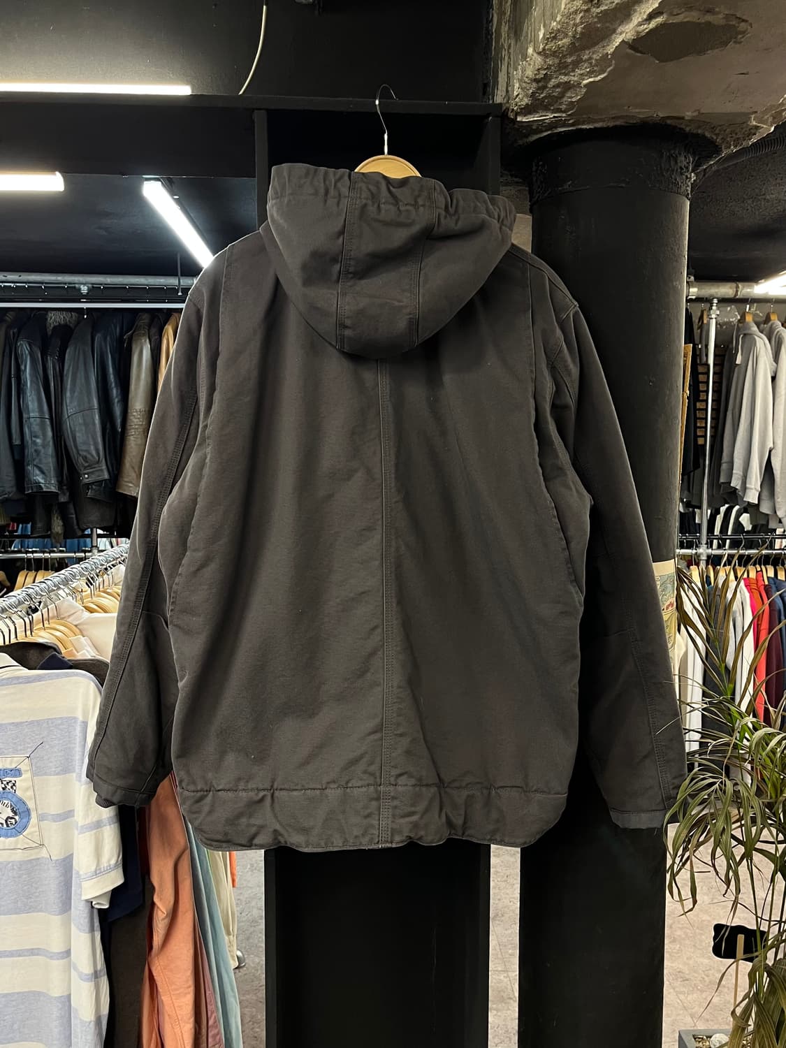 칼하트 워크 후드 집업 차콜L (Made in USA) #csz928 상품이미지2