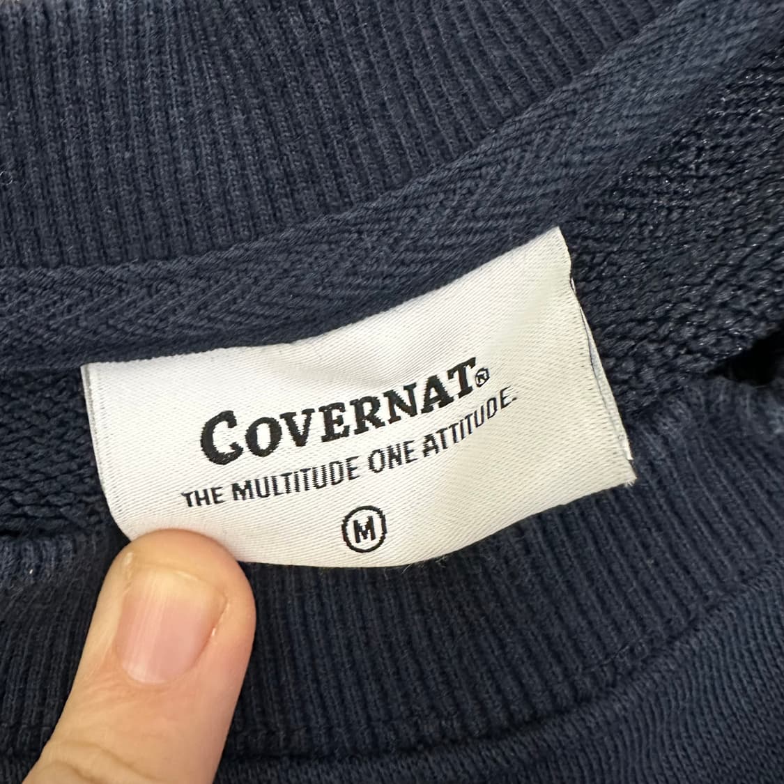 커버낫 맨투맨 네이비 95(M) 상품이미지3