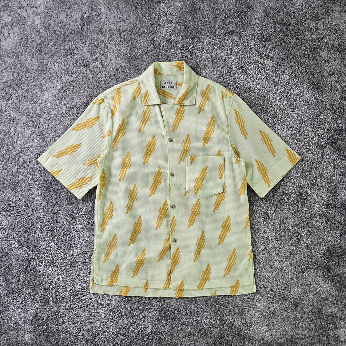 [무료배송] ACNE STUDIOS 패턴 반팔 셔츠 상품이미지1