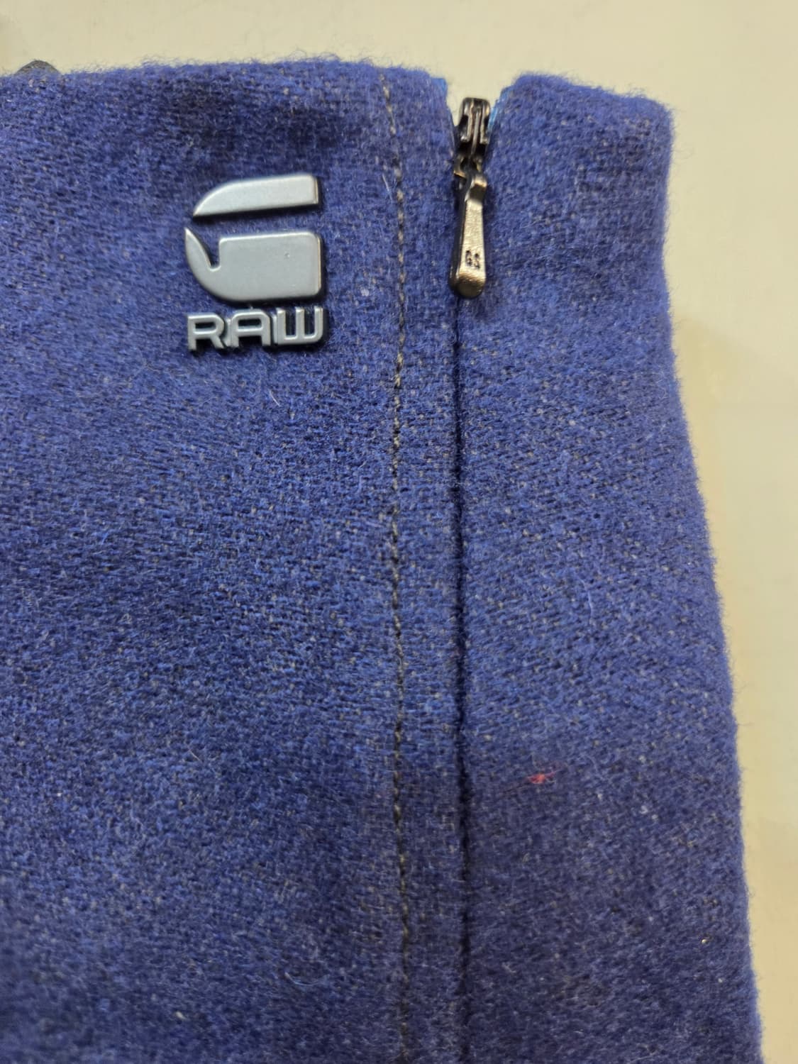 G-STAR네이비 플리츠 미니 스커트(26) 상품이미지3