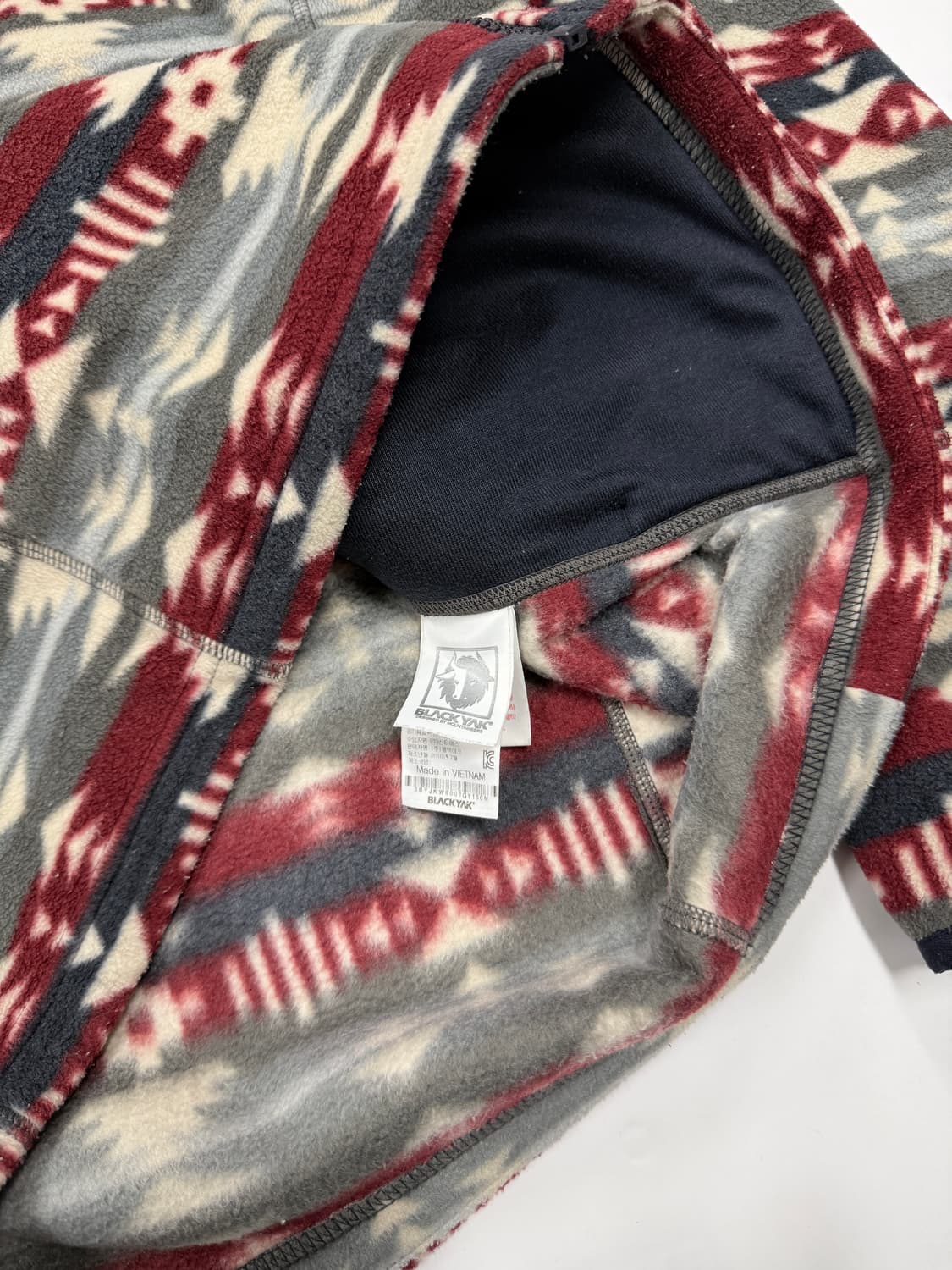 블랙야크 에스닉 패턴 플리스 집업 자켓 상품이미지4