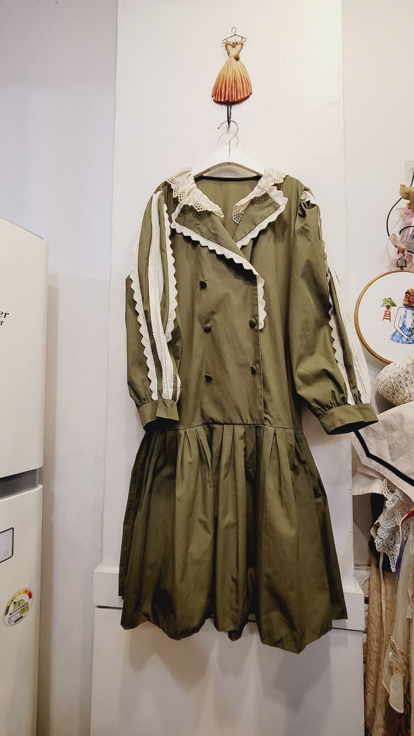 수입 벌룬 레이스 원피스 상품이미지1