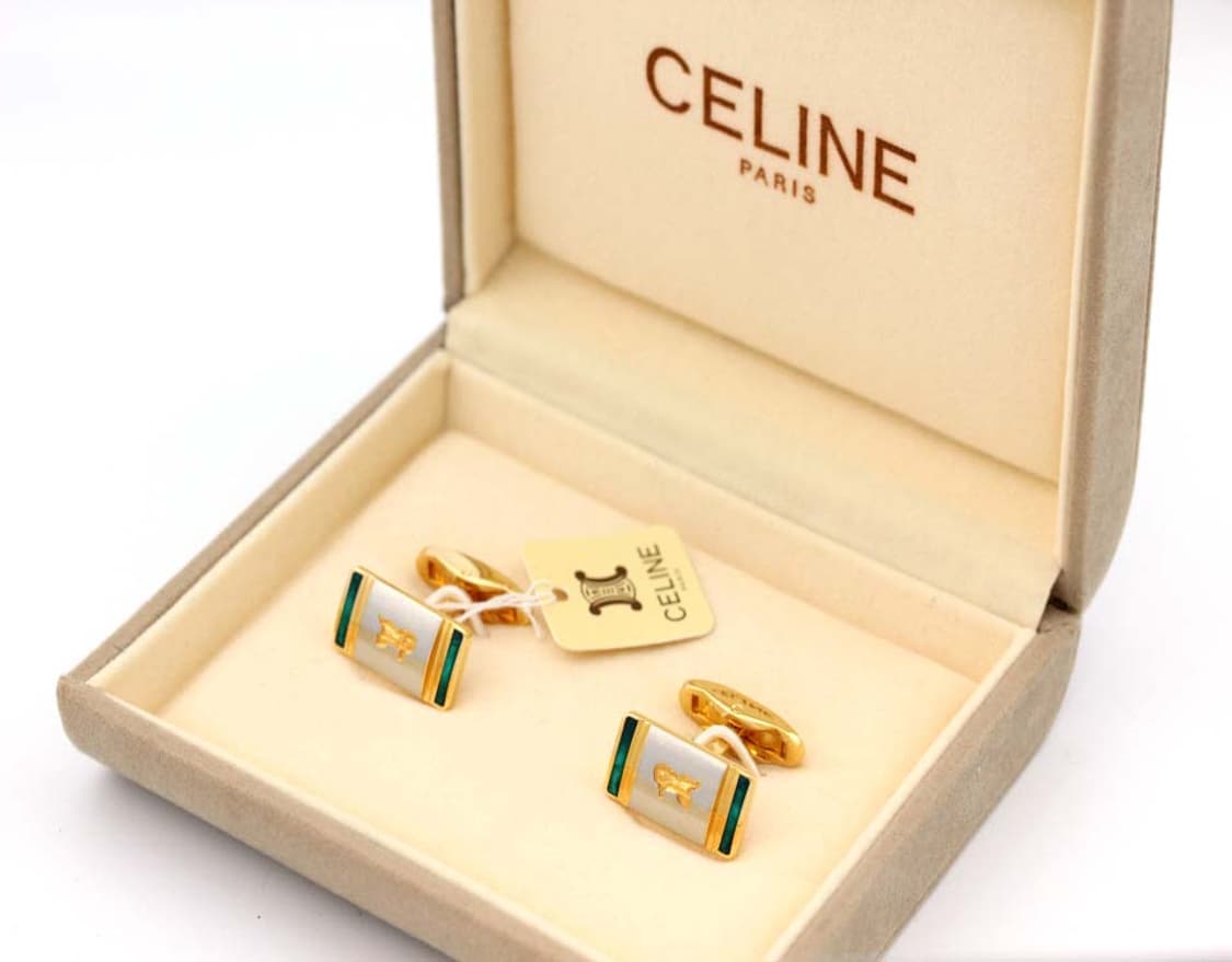 셀린느 미사용 S등급 남자 명품 커프스 빈티지 상품이미지1