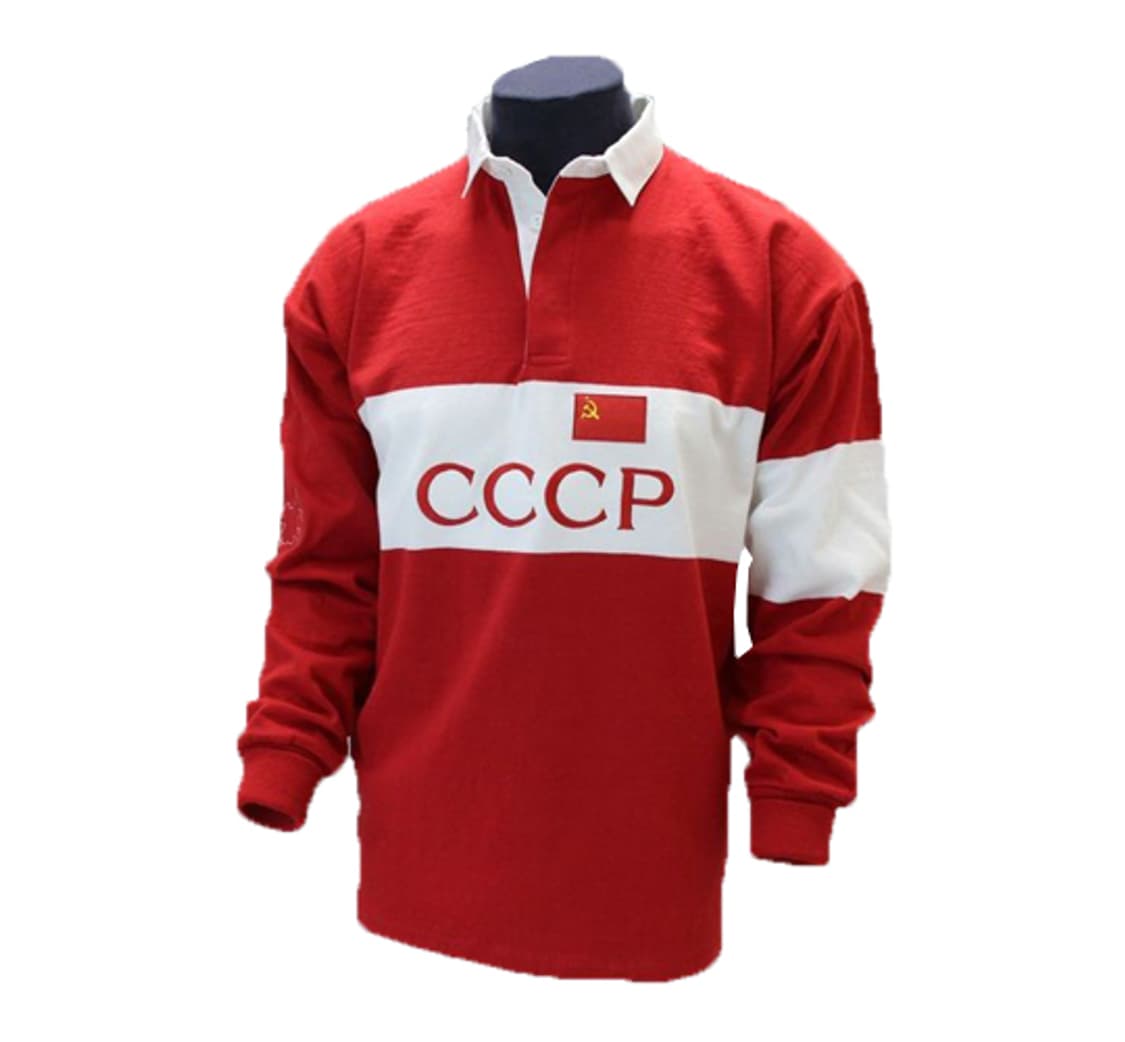S 콜롬비아니트 MEN'S 컨트리 럭비 USSR 폴로 셔츠 상품이미지1