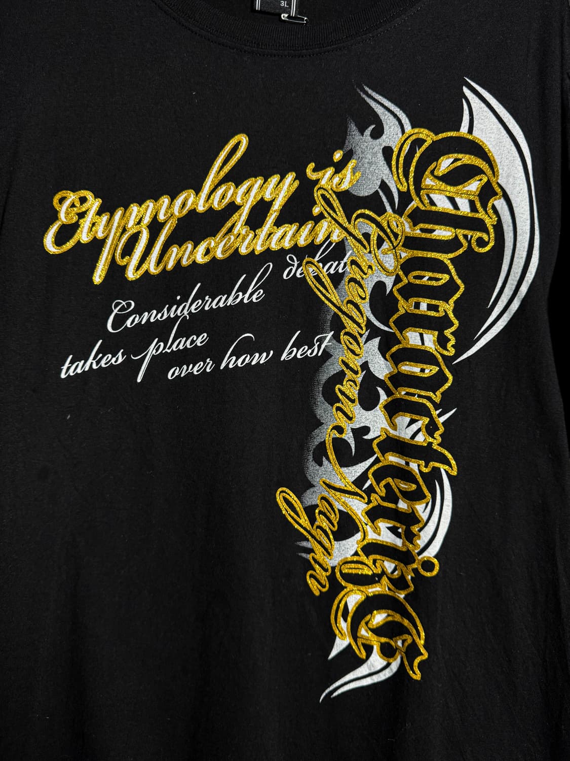 Y2K Mood Black T-shirt 상품이미지3