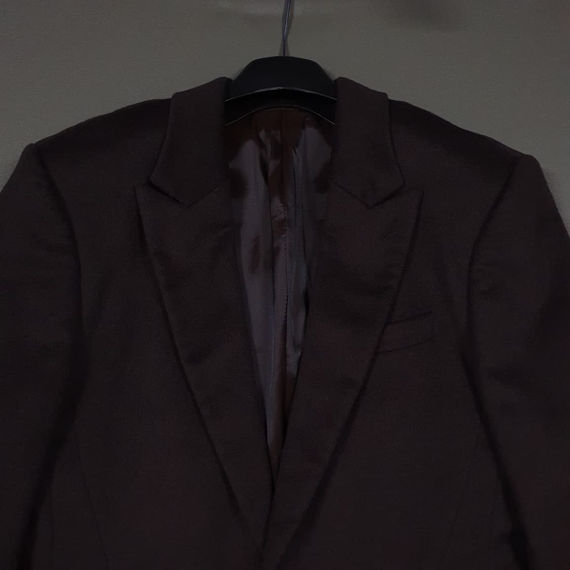 M) 솔리드옴므 우영미 울 모 캐시미어 블렌드 투버튼 싱글 블레이저 자켓 상품이미지2