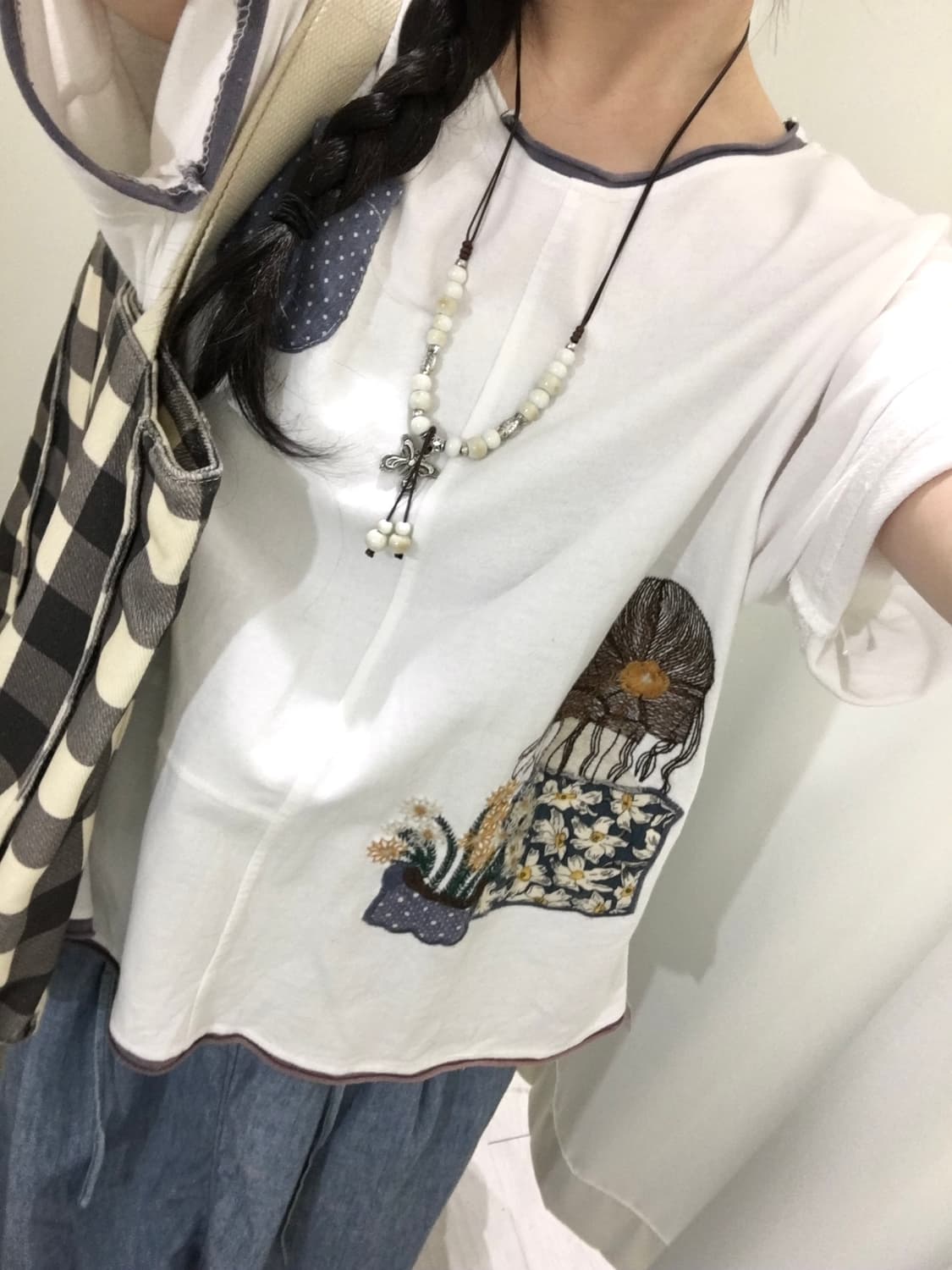 sawako patch t-shirt 상품이미지2