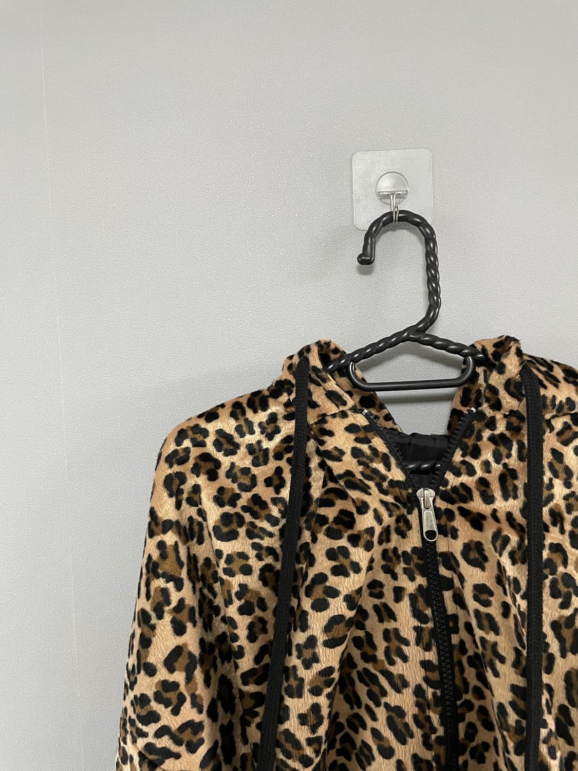 Leopard crop hood 상품이미지5