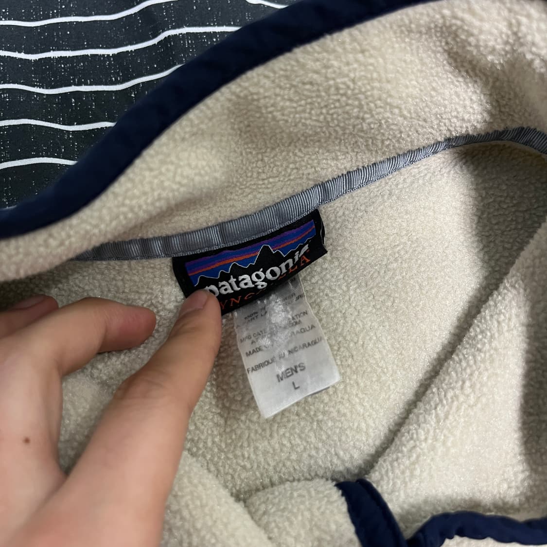 00s 파타고니아 신칠라 후리스 L 아이보리 상품이미지4